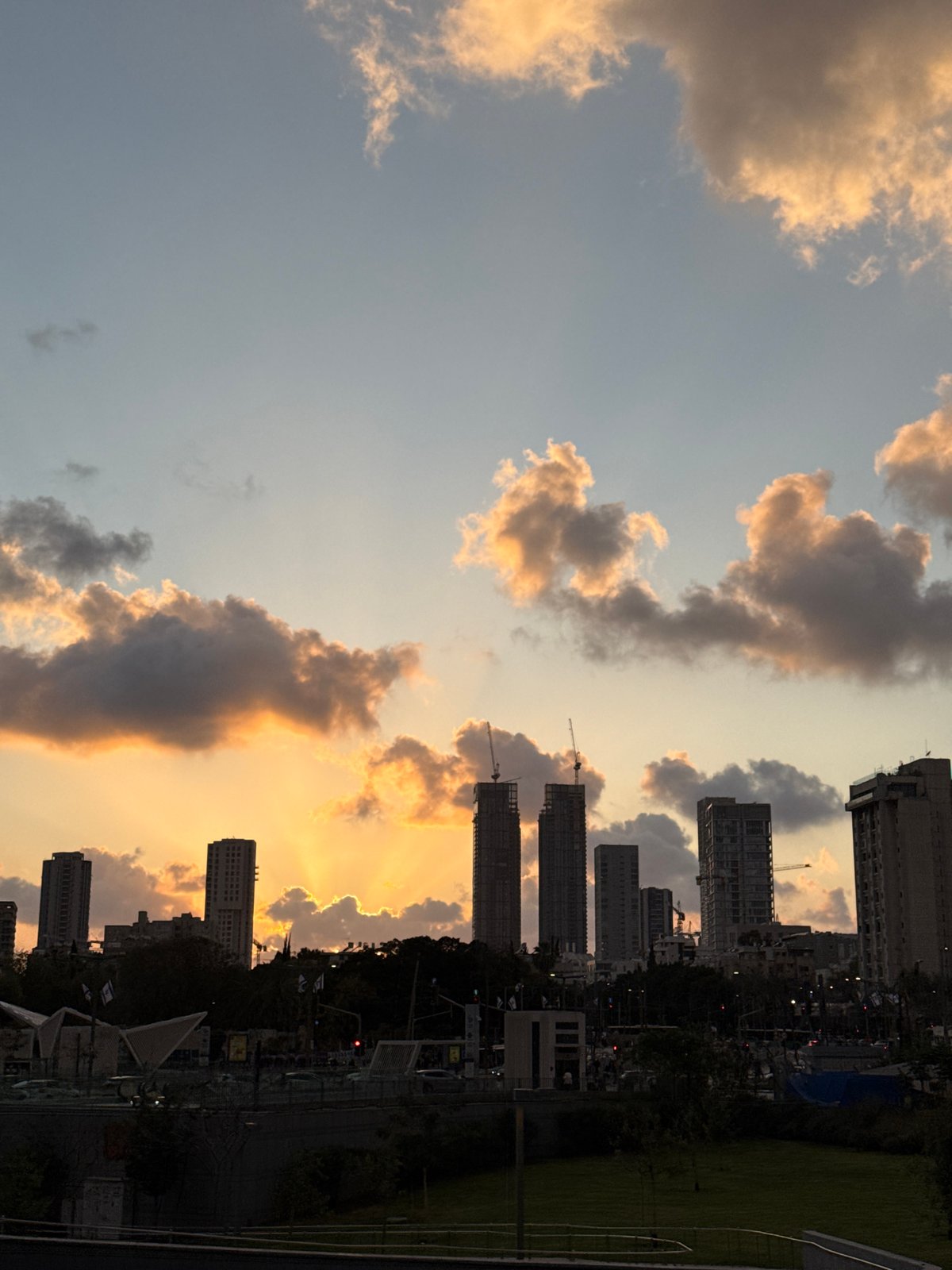 Sunset skyline and portrait moments captured in Tel-Aviv