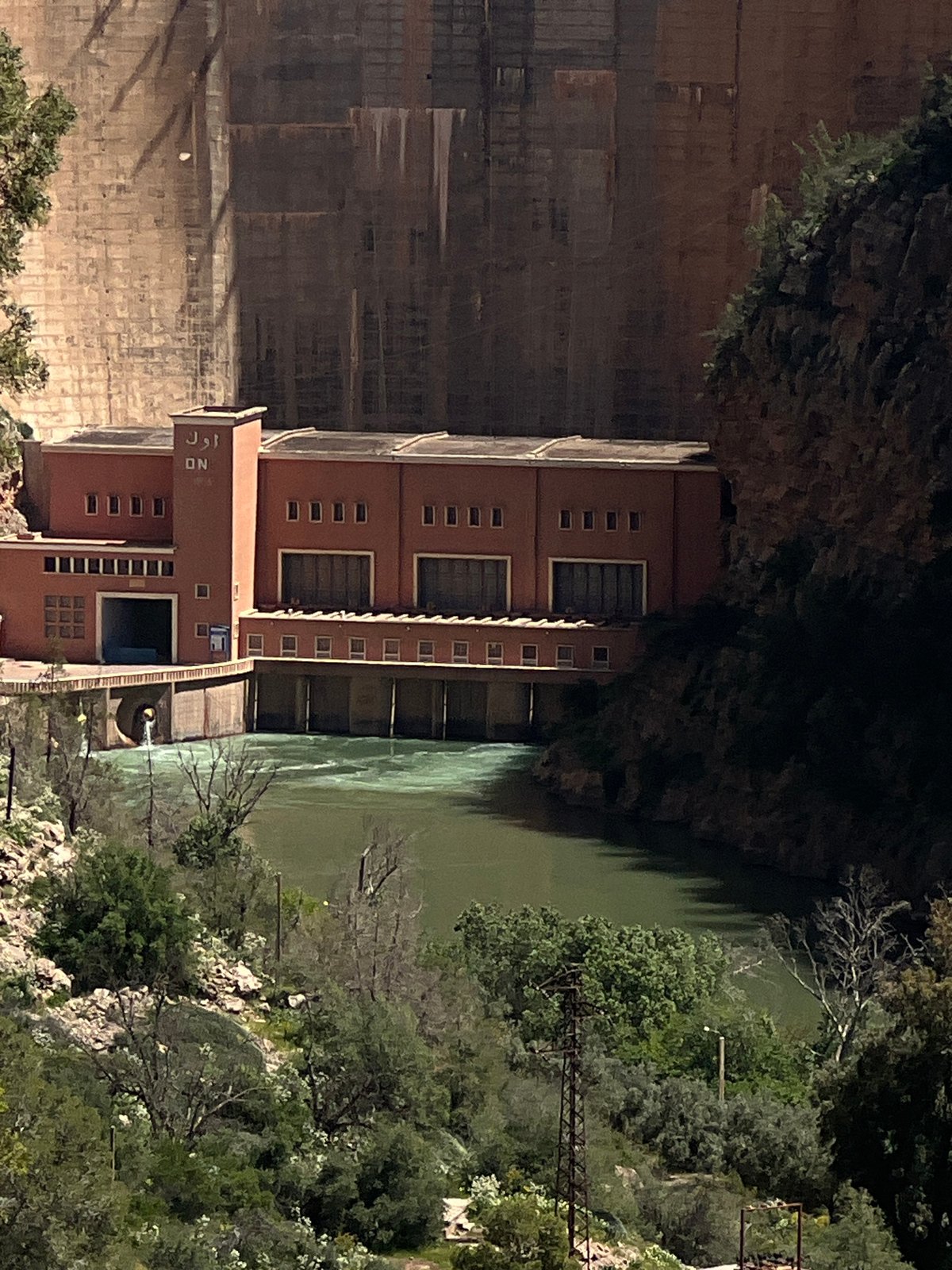 Bin El Ouidane Dam documented in Morocco