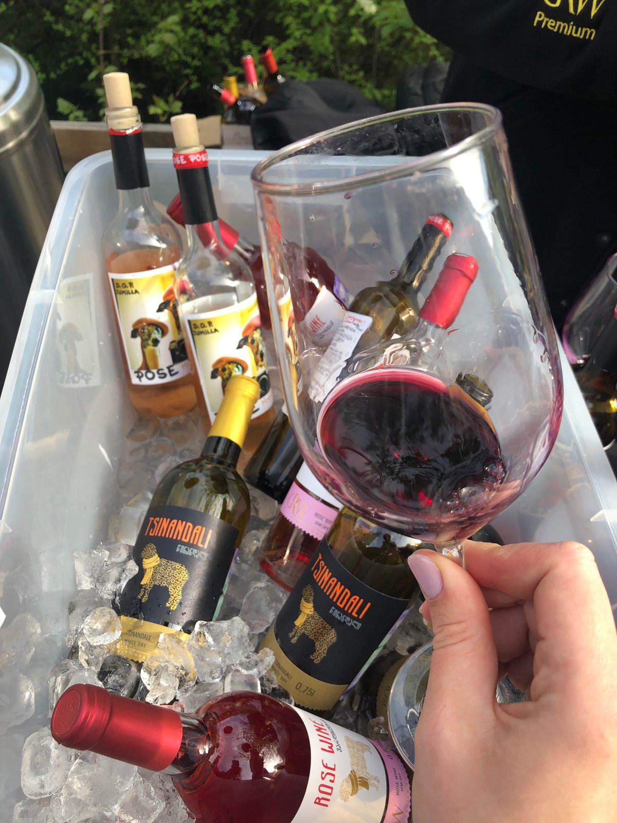 Outdoor wine tasting event draws crowds in Krasnoyarsk