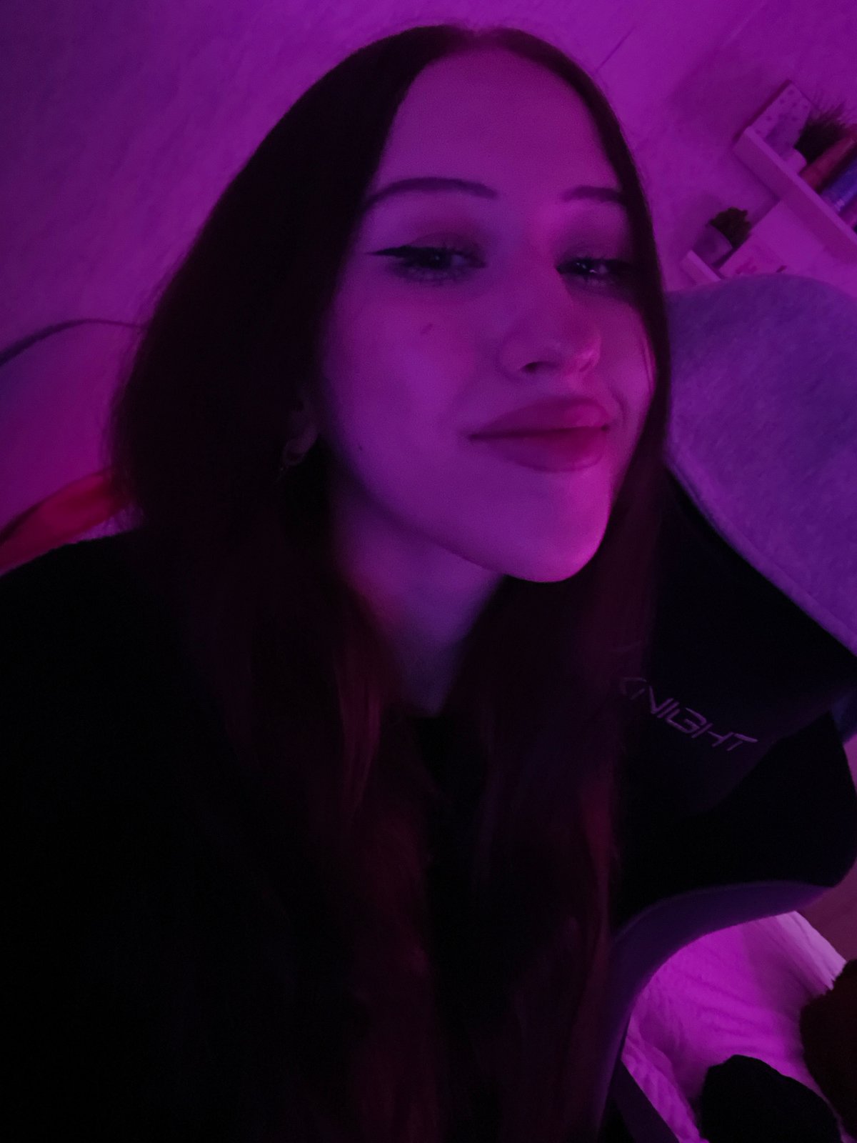 Portrait session documented in Votkinsk, Russia under colored lighting