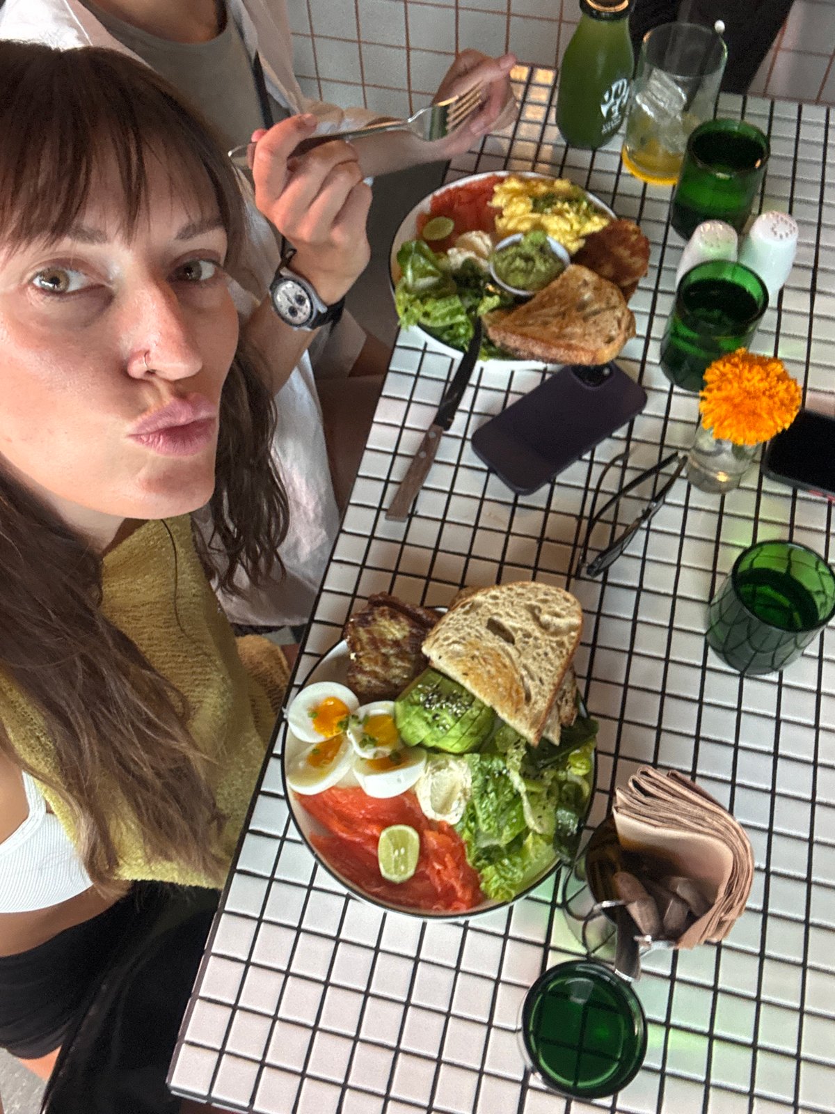 Brunch spread and cafe hangout in North Kuta, Bali