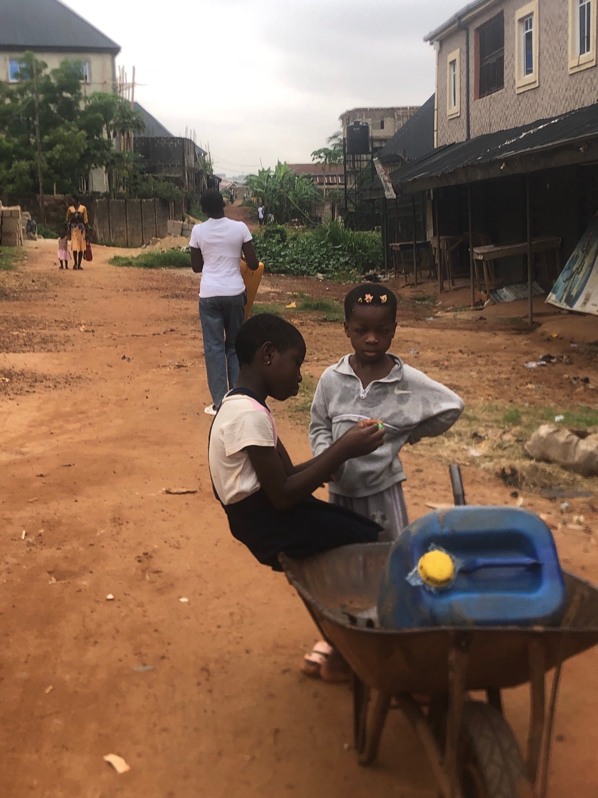 Morning scenes captured in Ukwu-Abwa showing local landscape