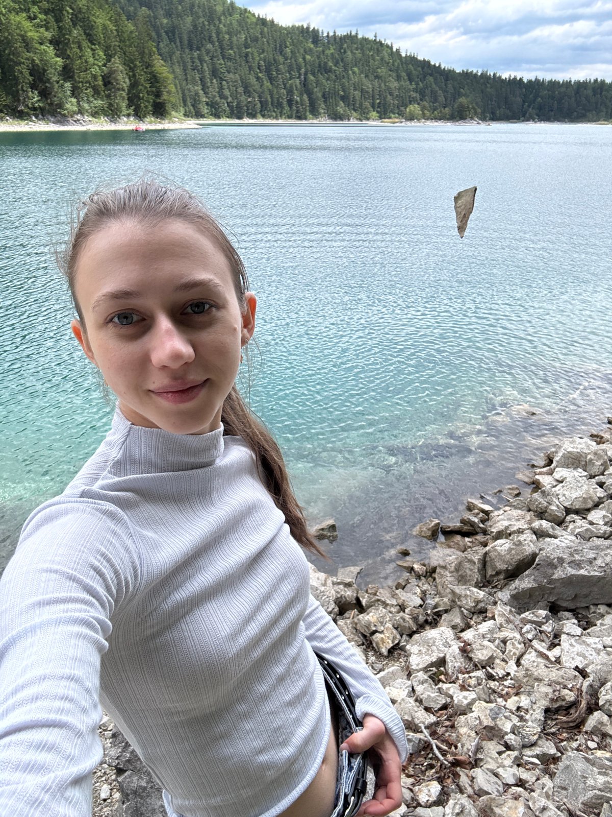 Lazy summer morning at Eibsee, Grainau