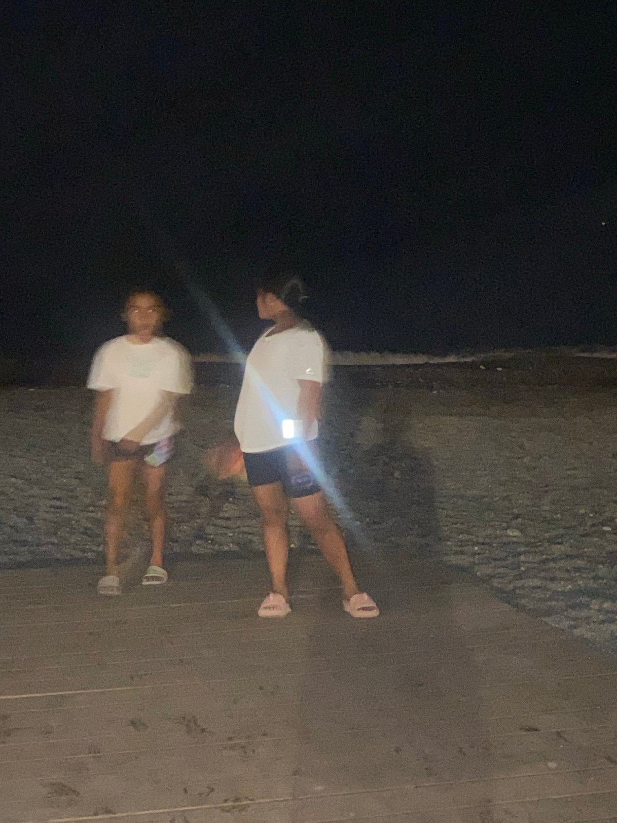 Summer night out along Marbella's beachfront promenade