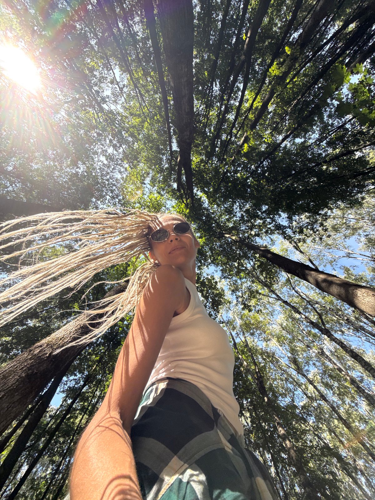 Forest selfies and road moments across rural Ivanovo Oblast
