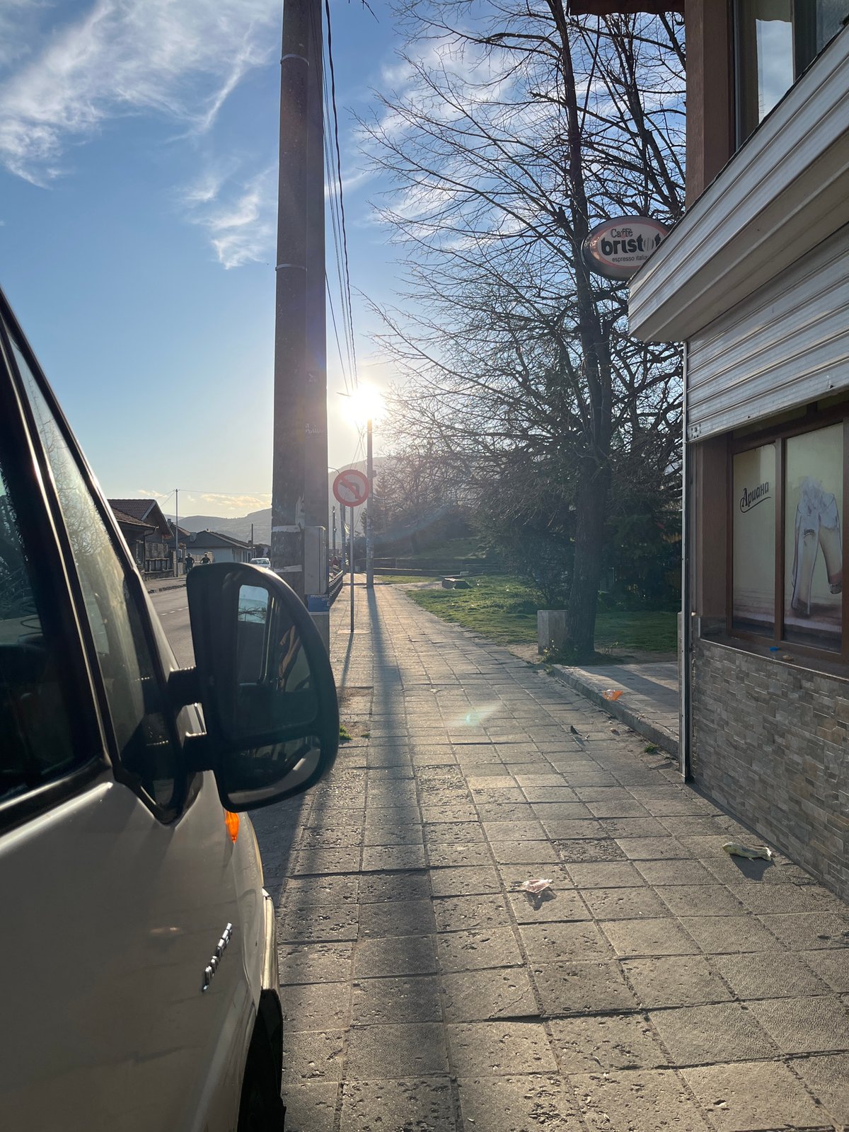 Street scenes documented in Rozino, Bulgaria on sunny afternoon