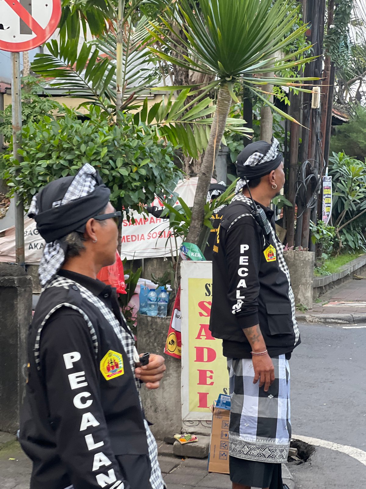 Street life and temple architecture meet in North Kuta, Bali