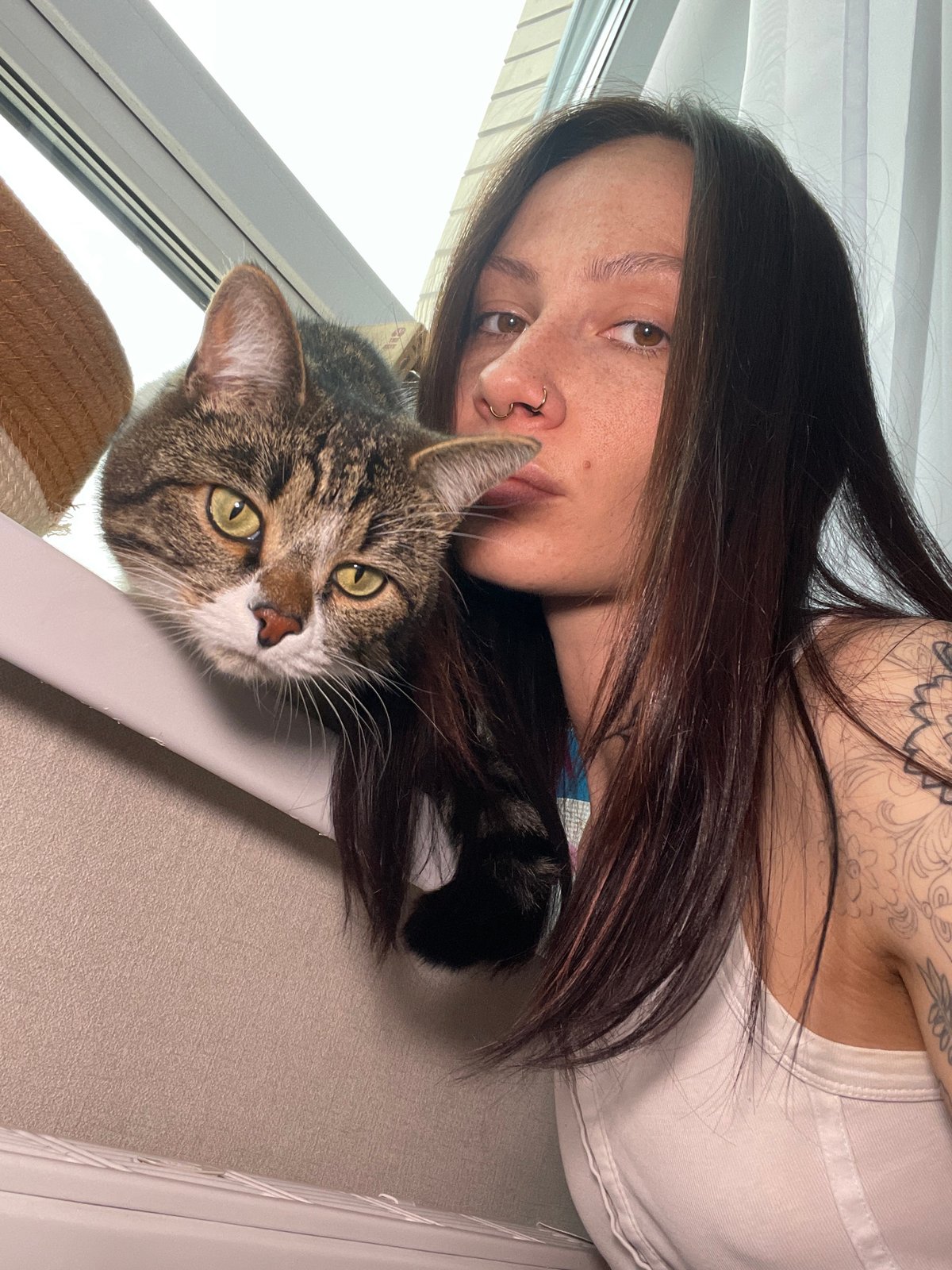 Woman with cat spotted multiple times around Izhevsk Monday morning