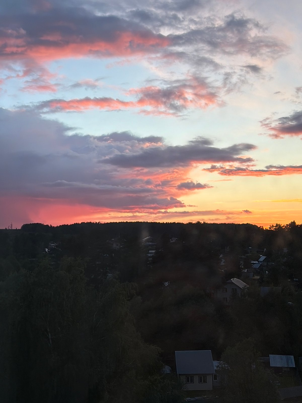 Evening life documented across Chaikovsky, Russia during sunset hour