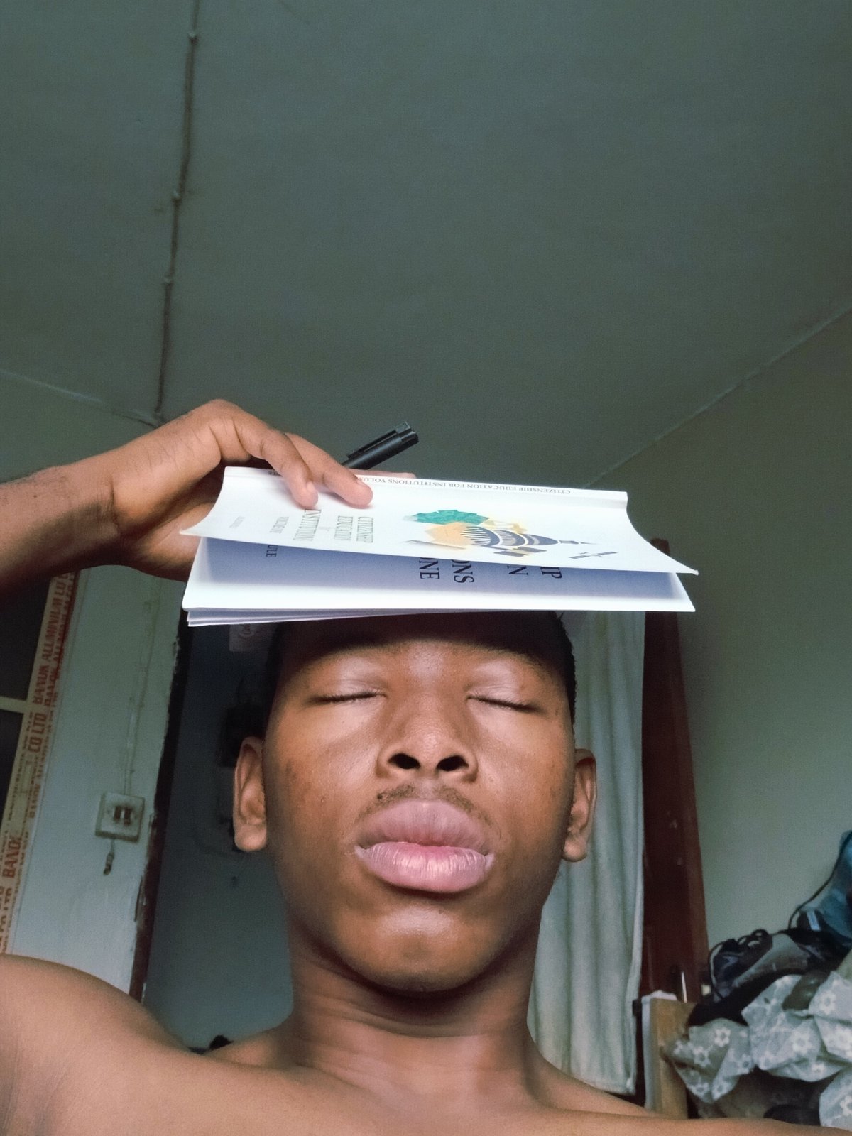 Morning study session and residential view captured in Lagos