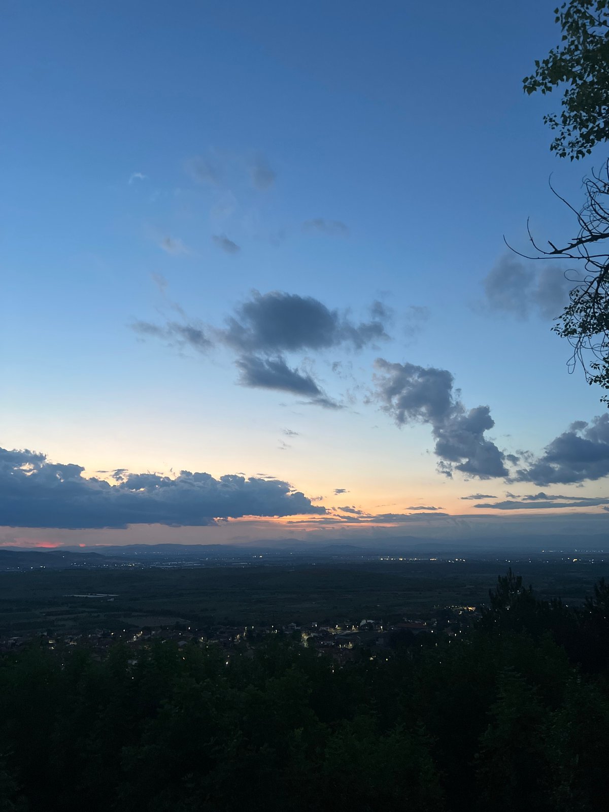 Evening documentation of stone monuments in Perushtitsa, Bulgaria
