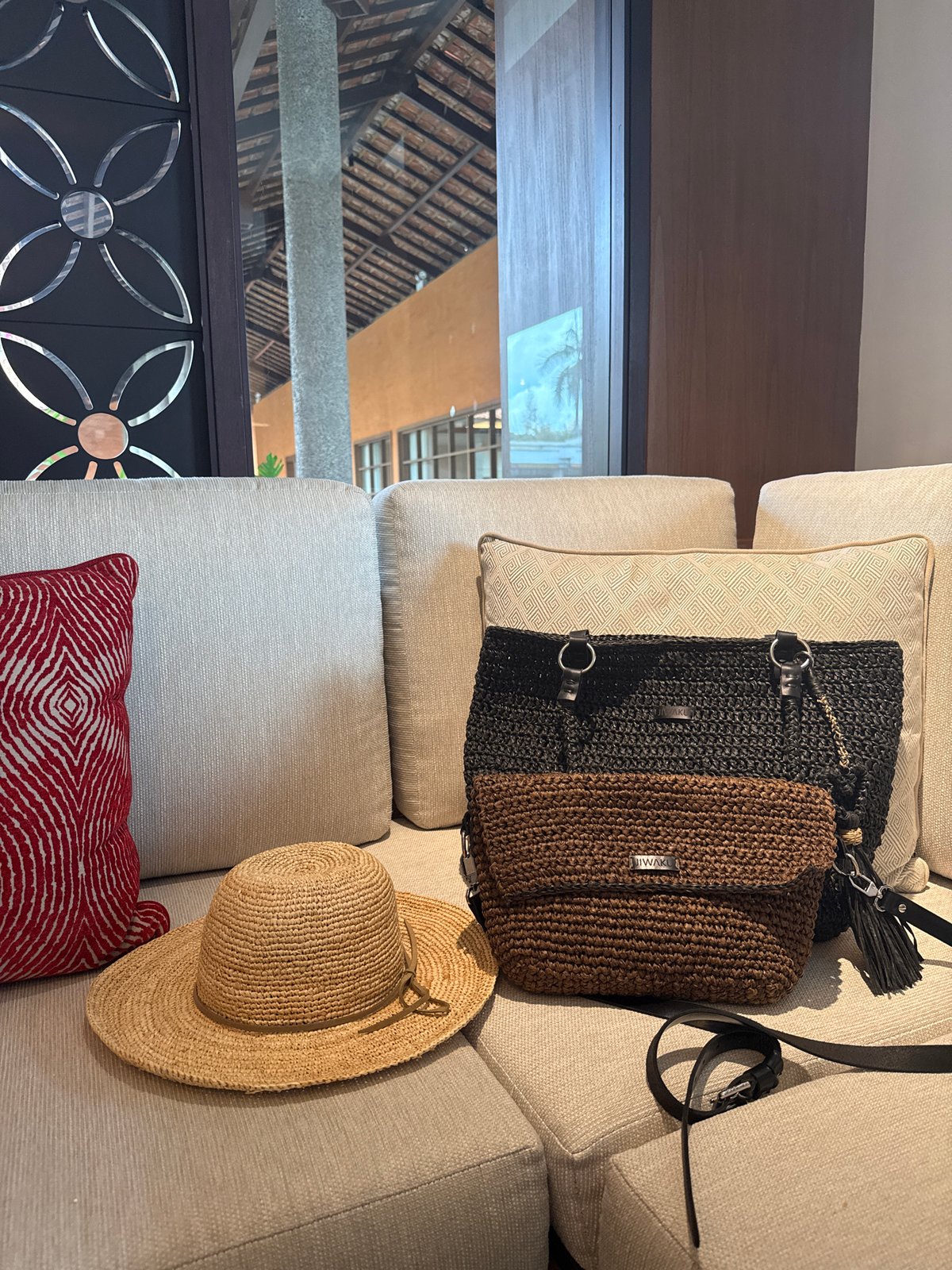 Hotel lobby scenes documented in Kuta Selatan resort