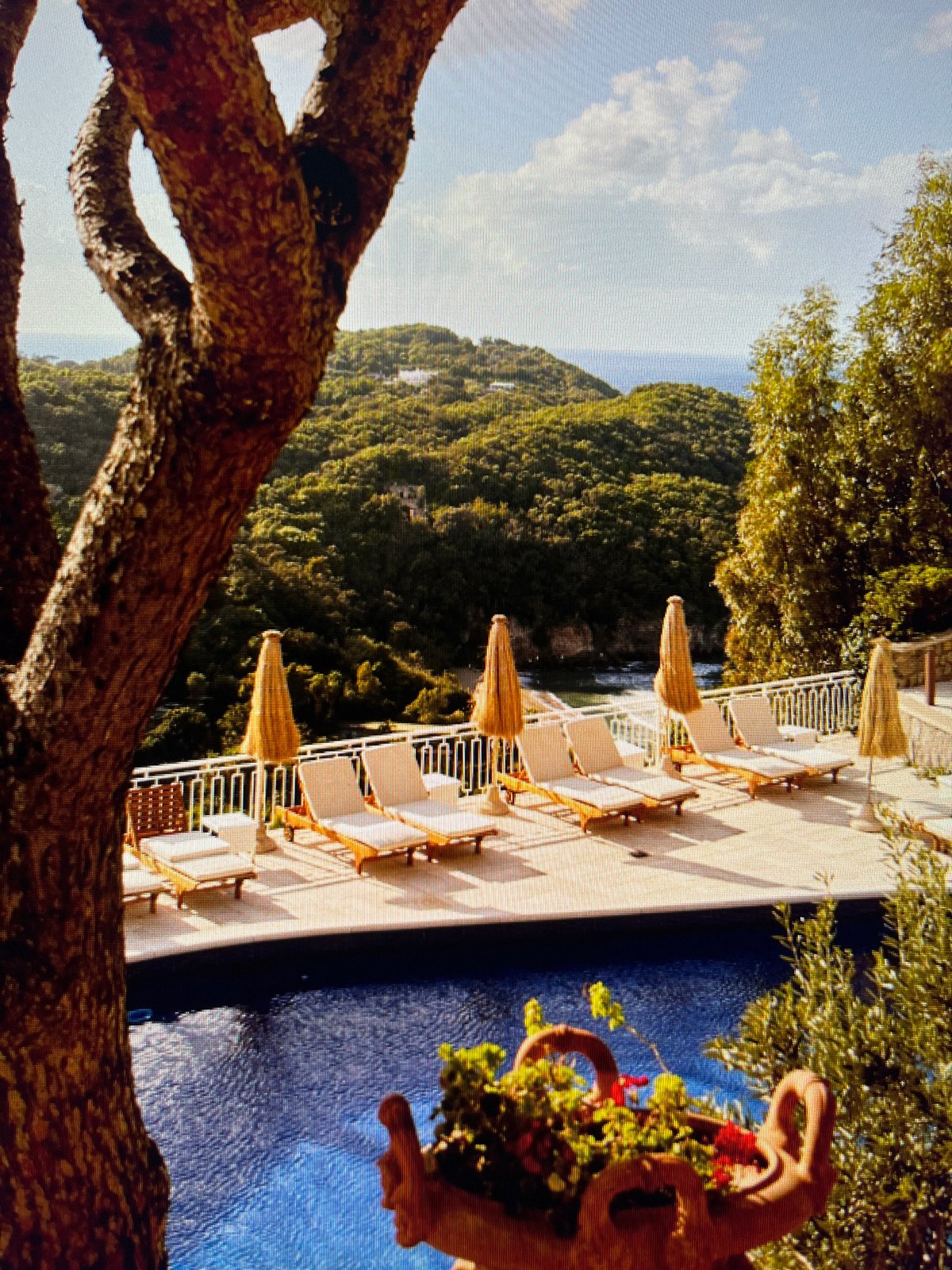 Coastal Mediterranean getaway, possibly Ischia, Italy