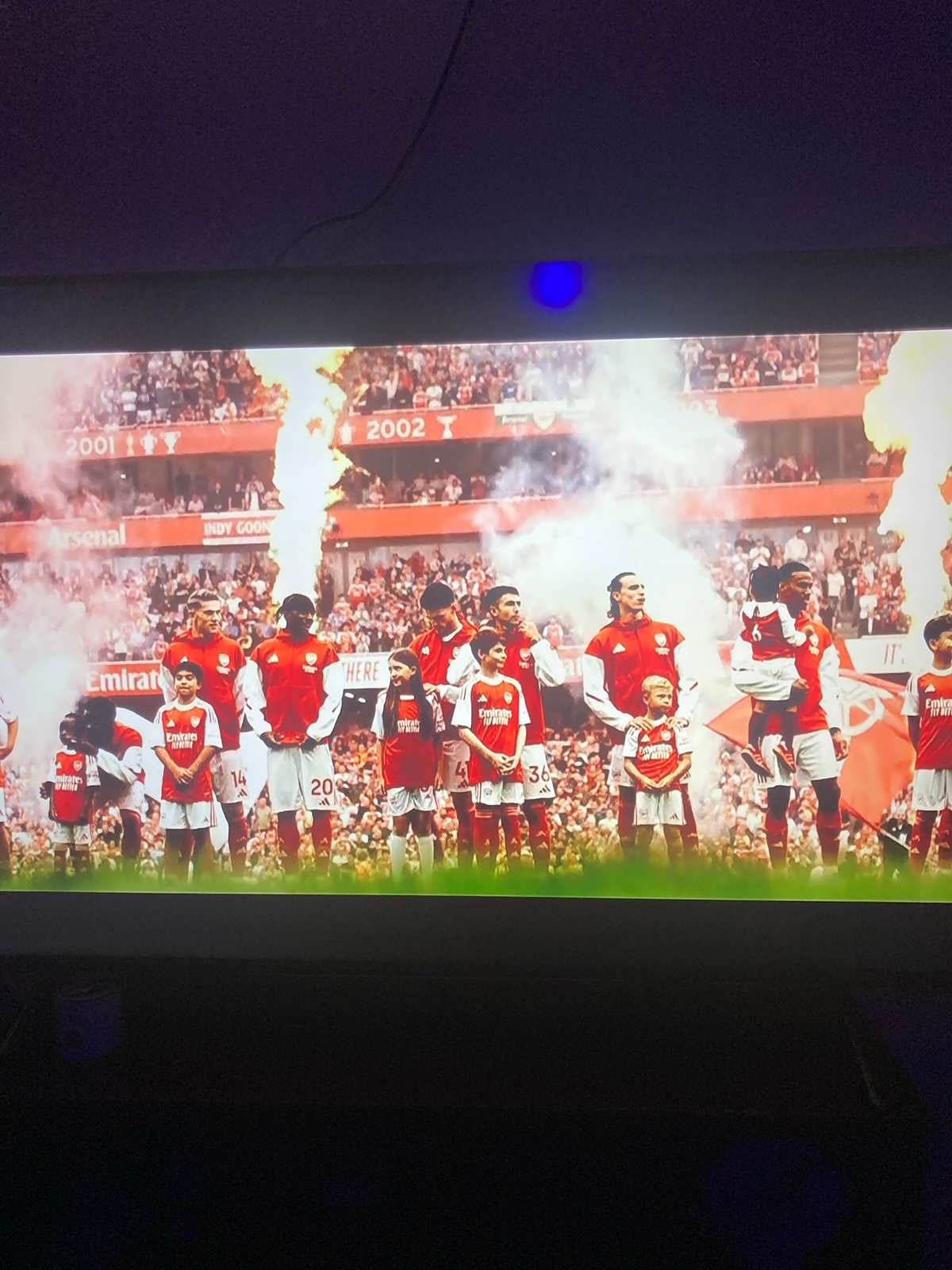 Arsenal celebrates victory at Emirates Stadium with fan festivities