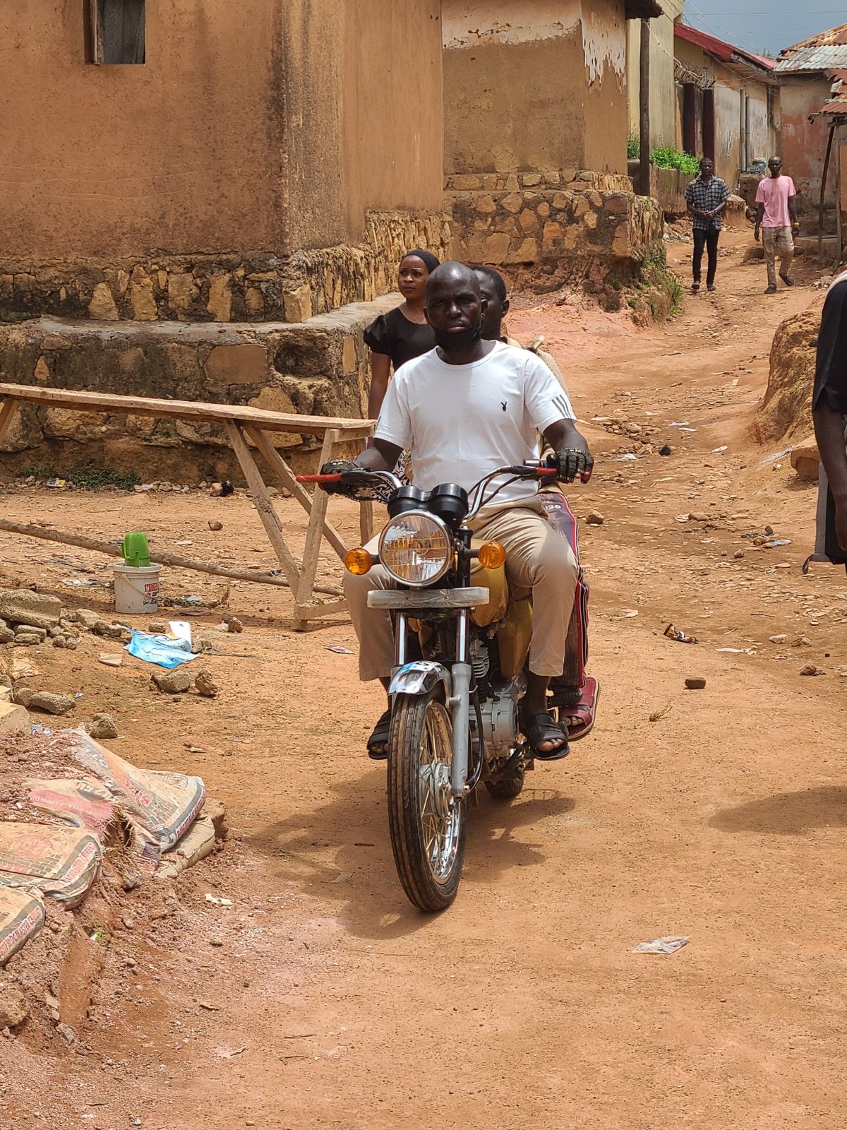 Urban street life documented across unknown city