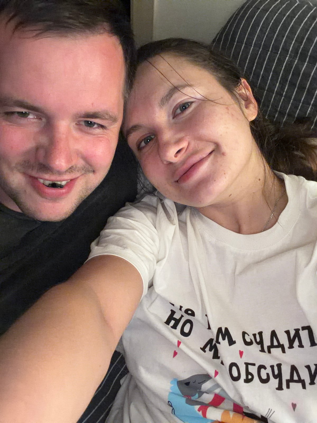 Quiet evening at home in Odintsovo, Russia