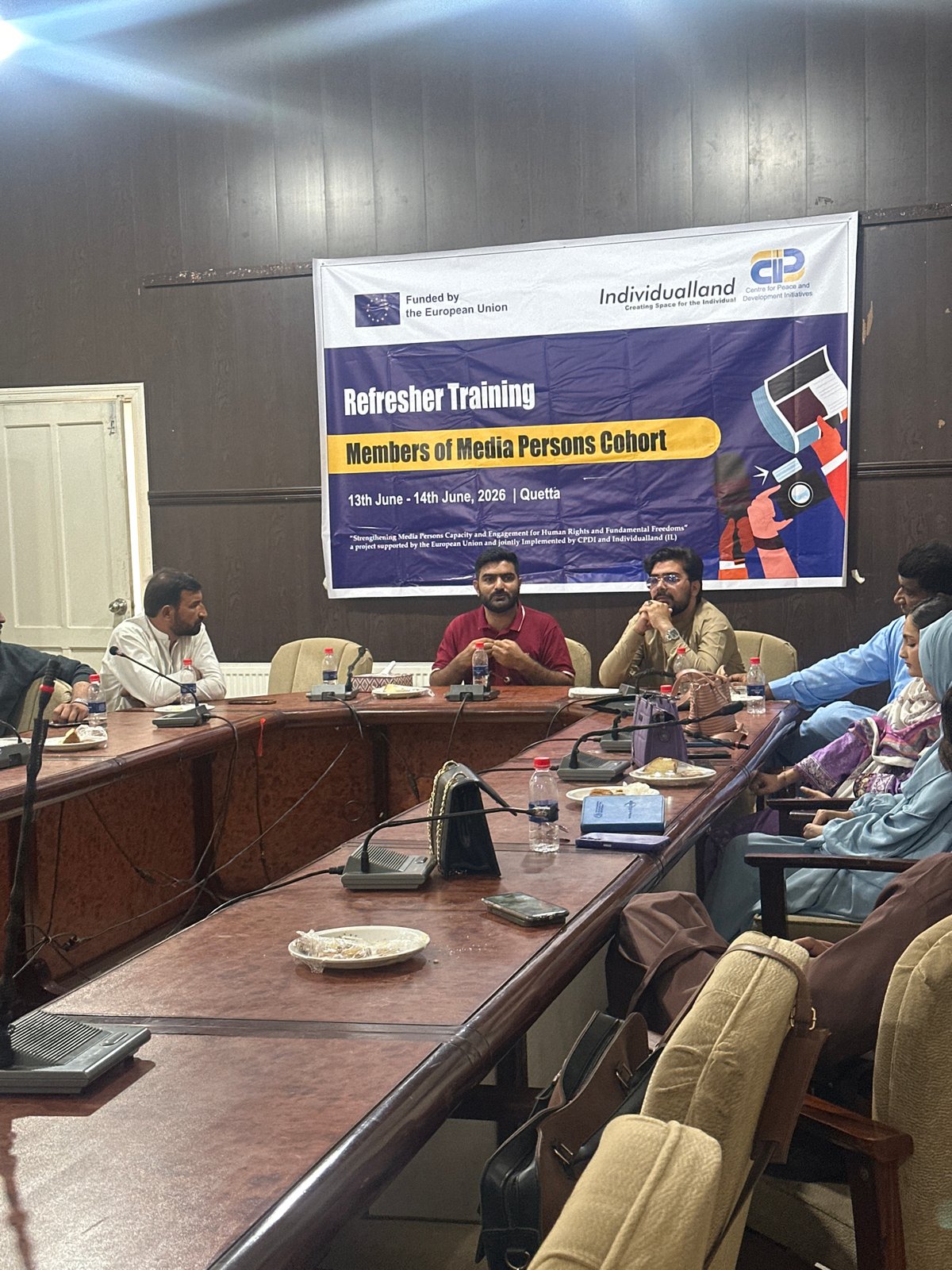 Morning activities across Quetta City including media training session