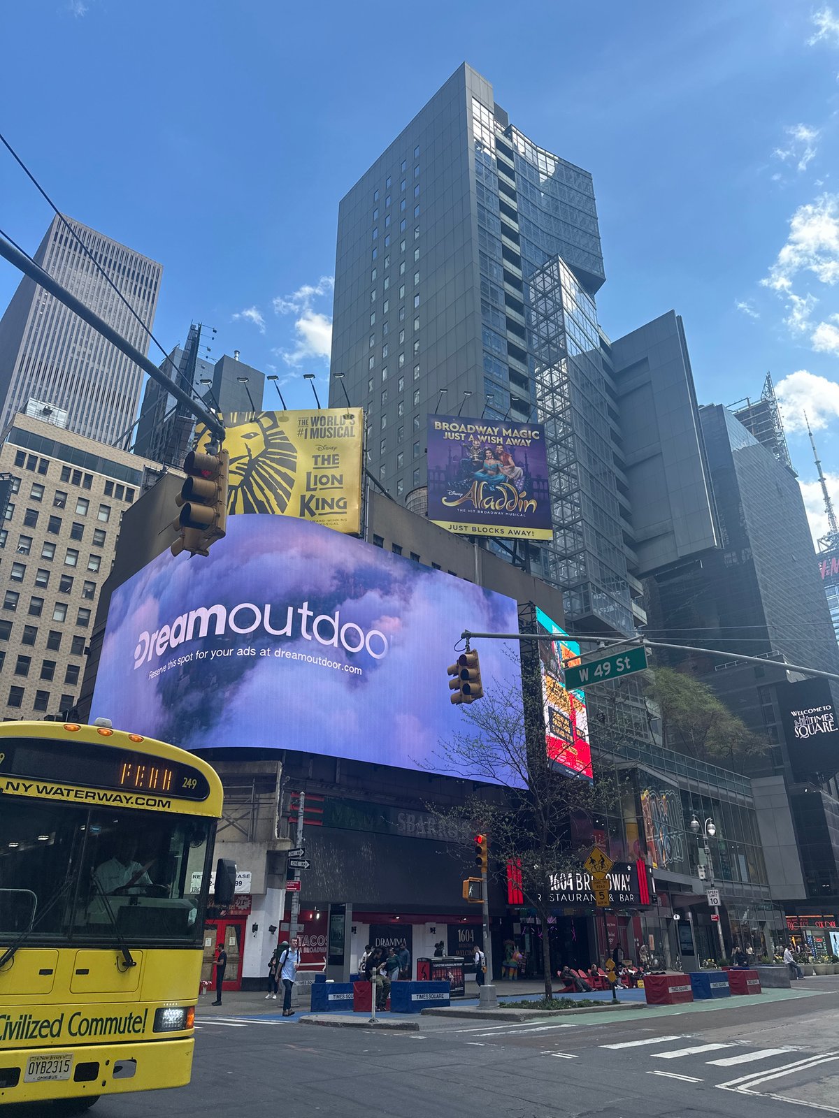 Midtown Manhattan scenes captured across Times Square and Rockefeller Center
