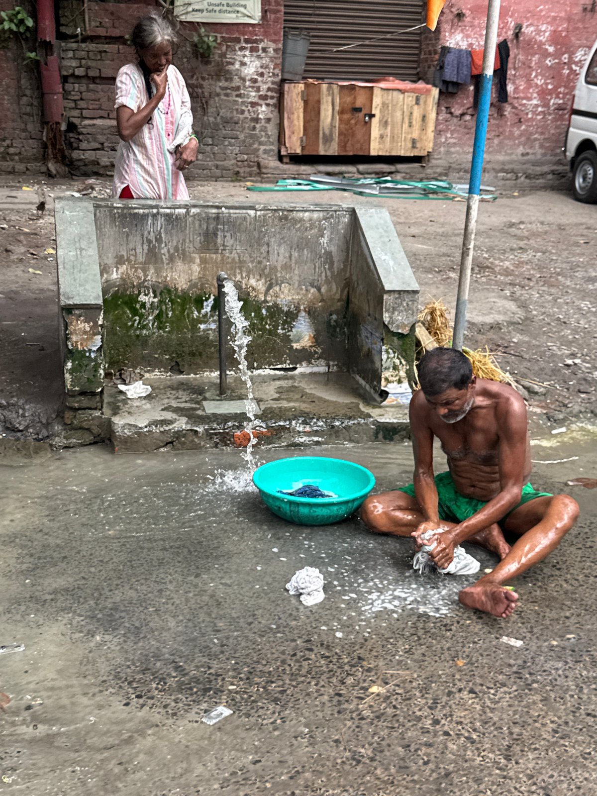 Early morning street life documented across Kolkata neighborhoods