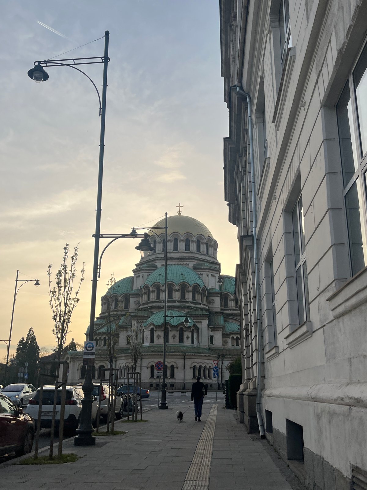 Afternoon street scenes documented across central Sofia locations