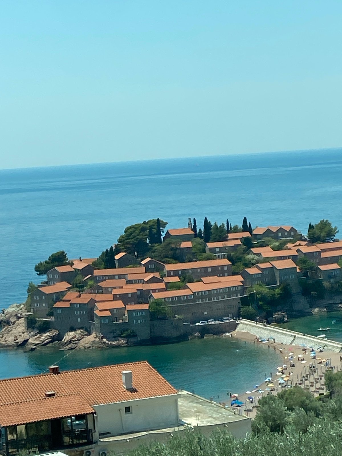 Sveti Stefan's iconic fortified island off the Montenegro coast
