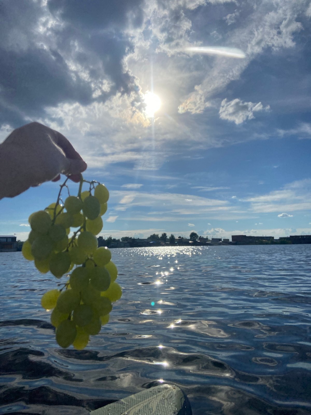 Paddleboarding and snacks on a sunny Chaikovsky afternoon