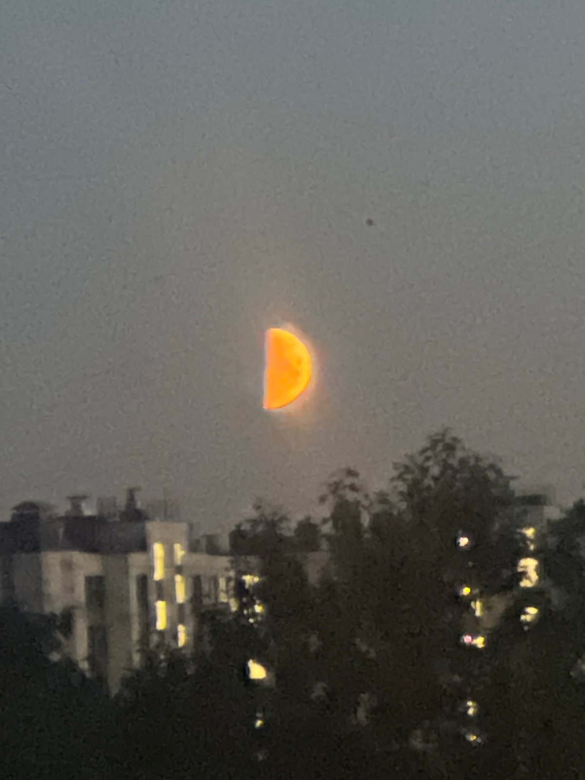 Summer solstice night in a Saint Petersburg parking lot