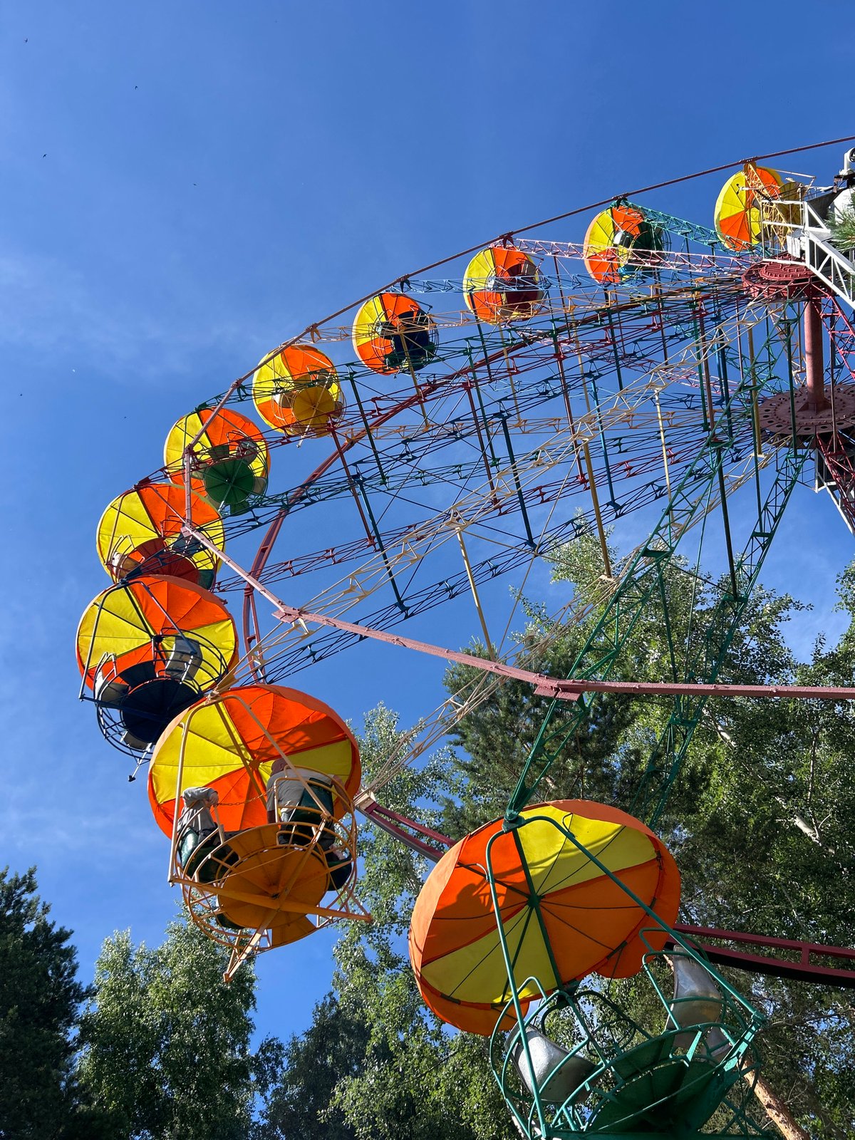 Summer solstice family day at a Chaikovsky park