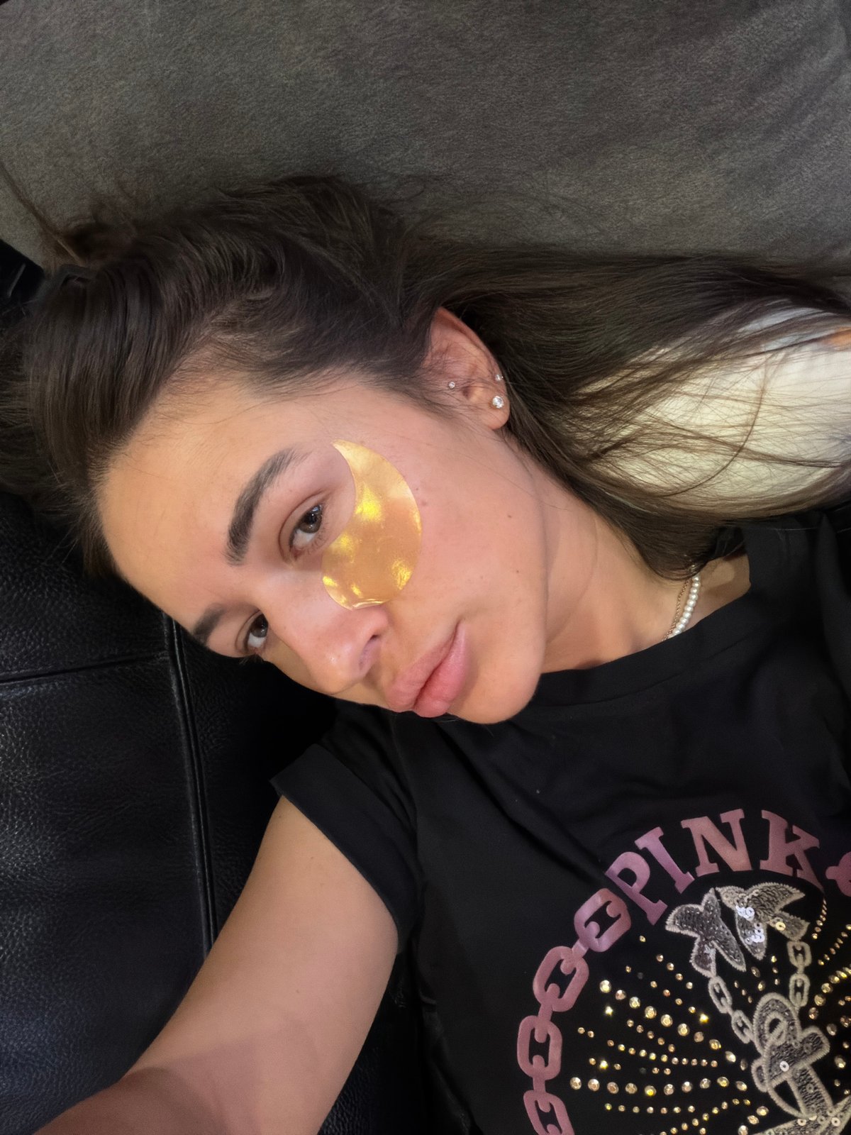 Lazy morning skincare and self-care at home in Novi Iskar