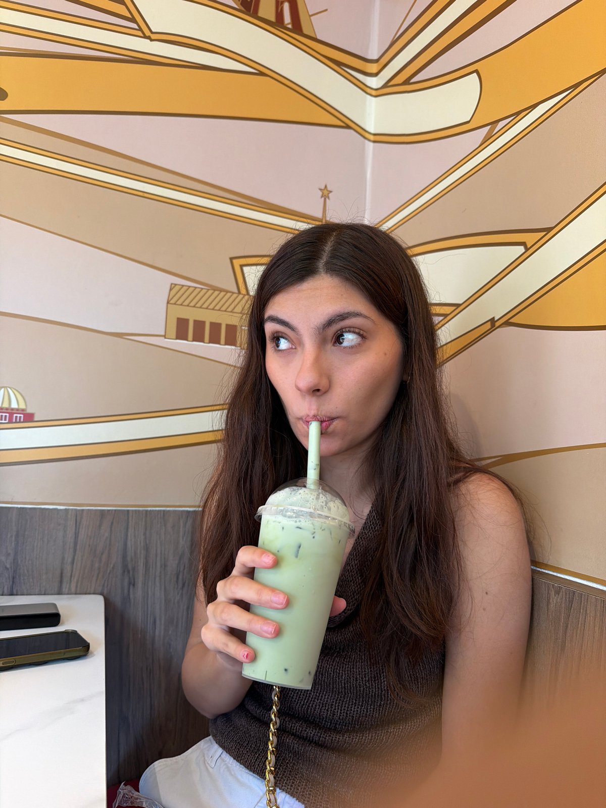 Matcha drinks, Asian food, and flag-carrying in Mexico City