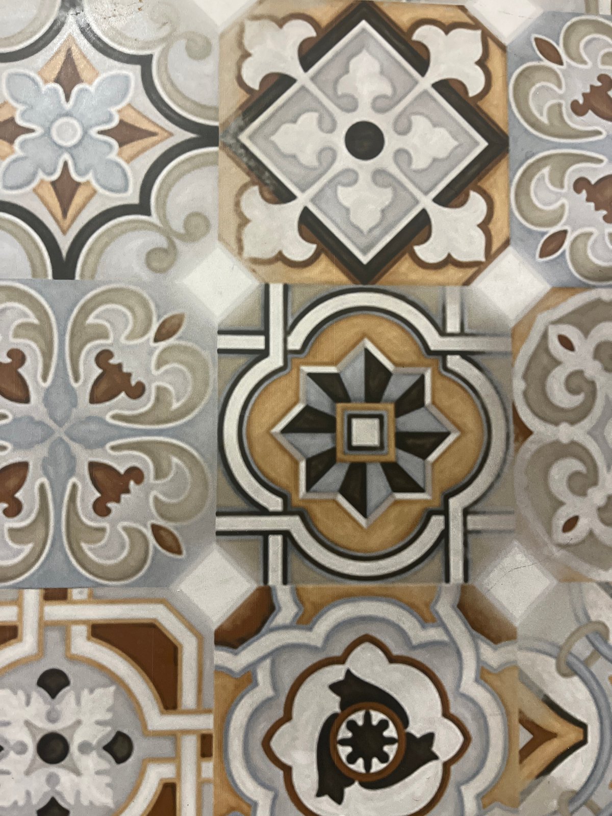Cozy Tbilisi evening: tiles, handmade ornaments, and a sleeping kitten