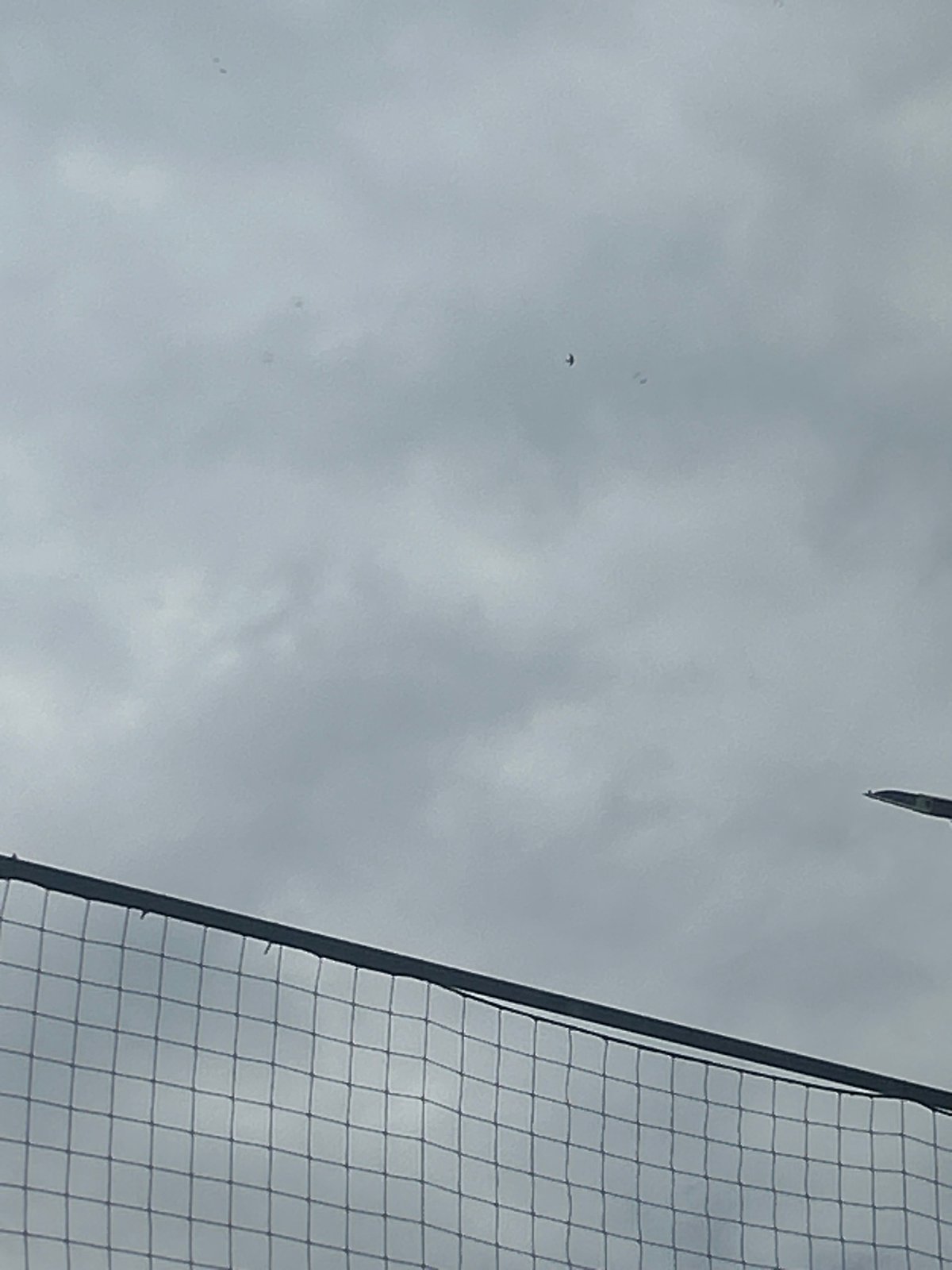 Overcast skies documented at Kostenets volleyball court