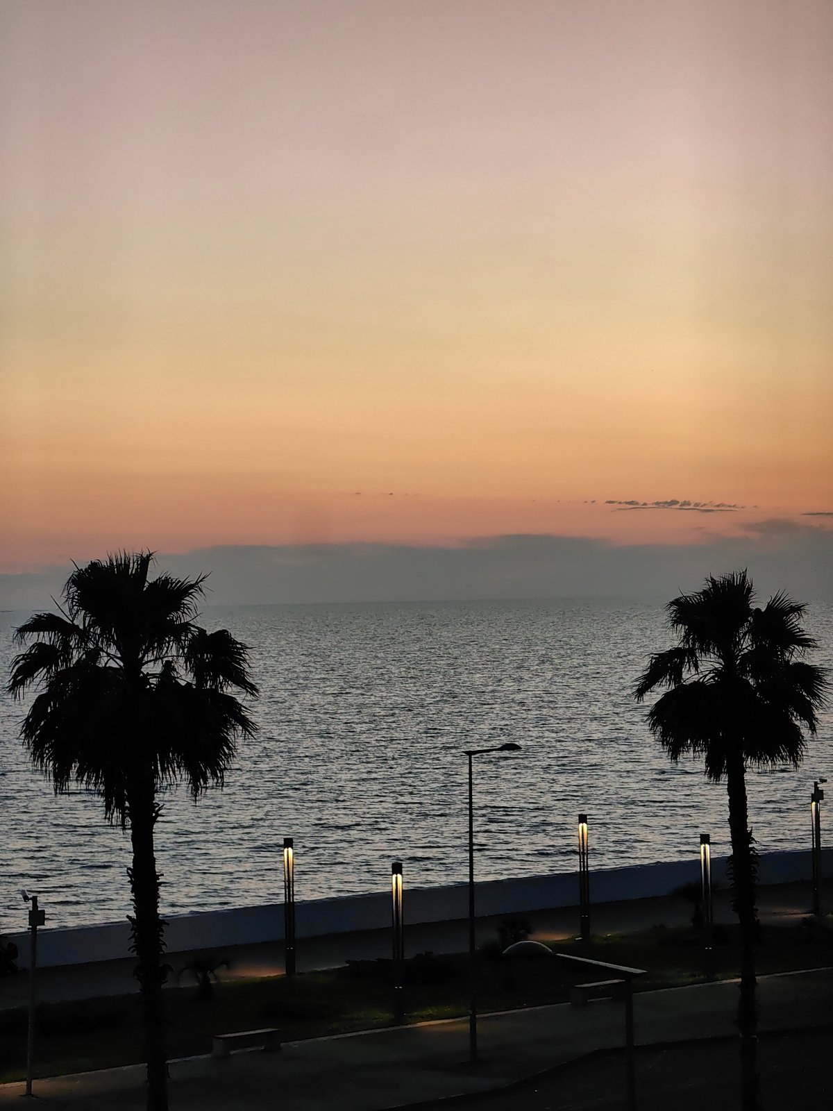 Evening life documented across Sochi's coastal areas and landmarks