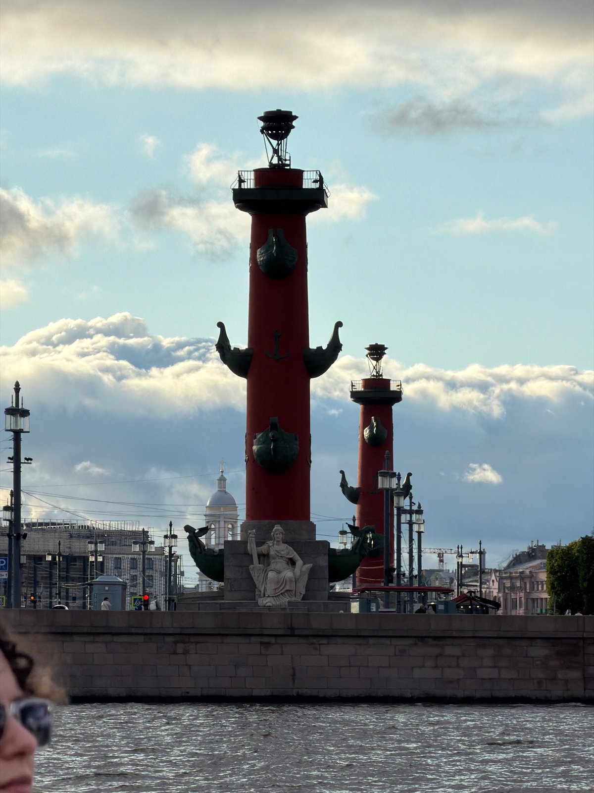 Saint Petersburg's iconic riverfront landmarks seen up close