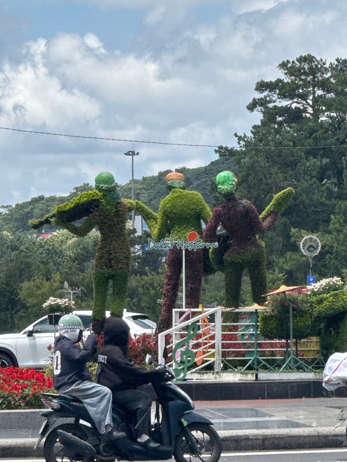 Early morning street life documented in Da Lat Vietnam