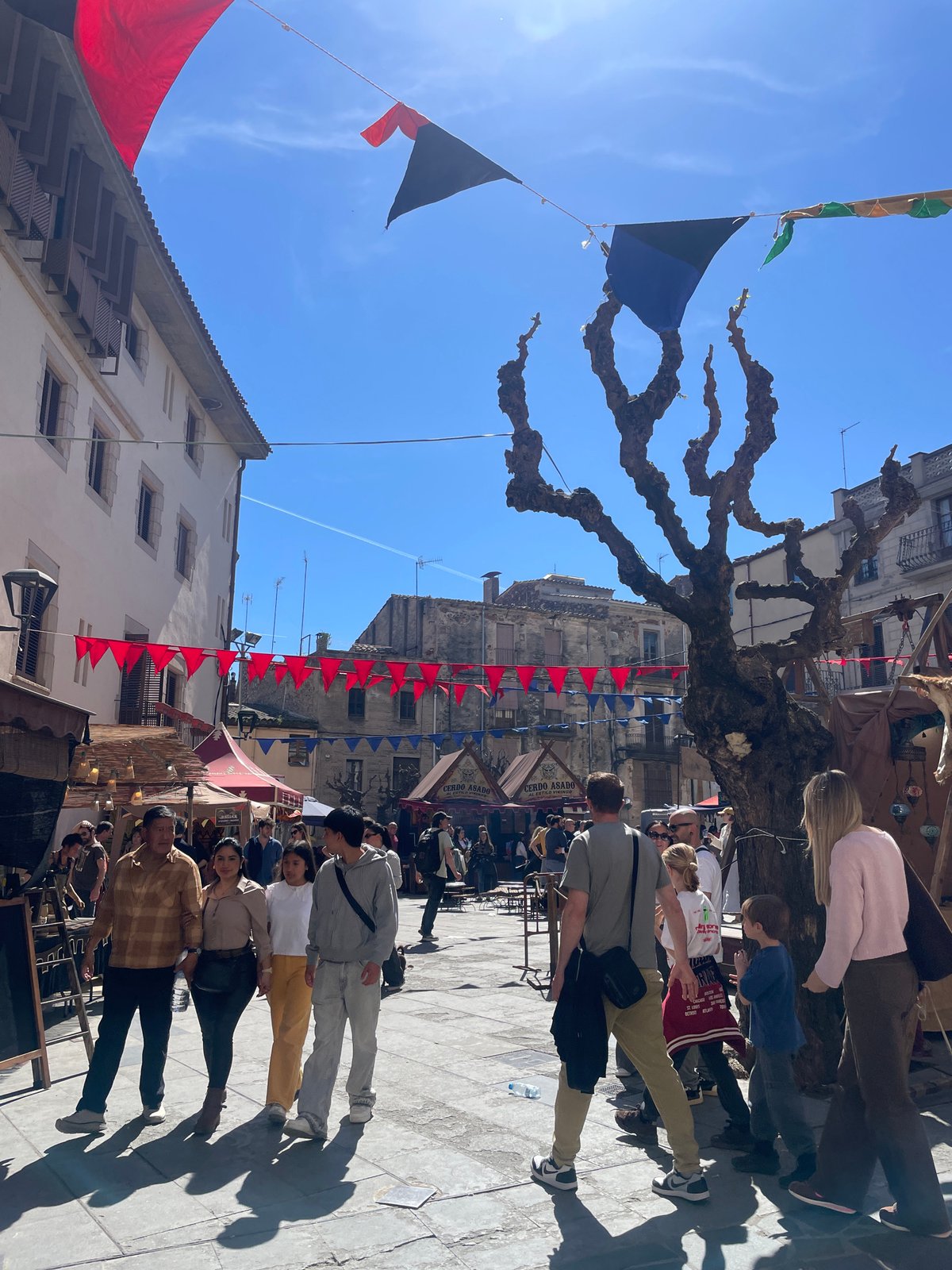 Medieval festival draws crowds to historic Hostalric, Spain