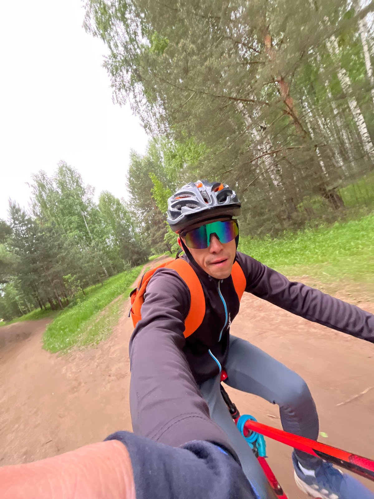 Outdoor sports activity and Orthodox church documented in Chaikovsky