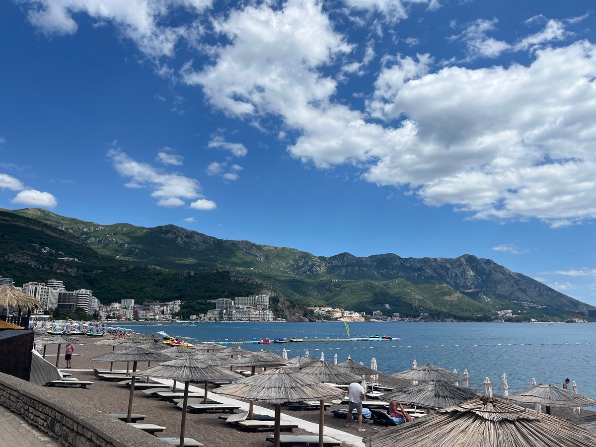 Casual summer day documented in Boreti, Montenegro coastal town