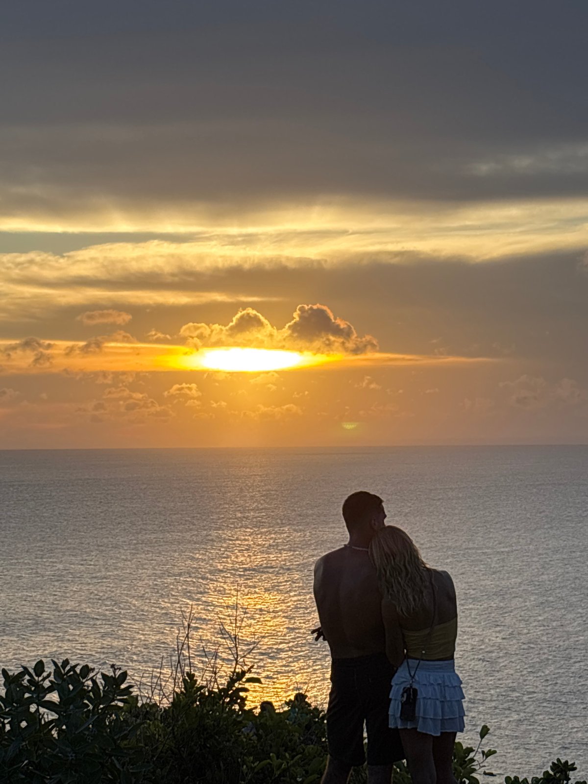 Sunset gathering draws crowds to Uluwatu cliffs, Indonesia