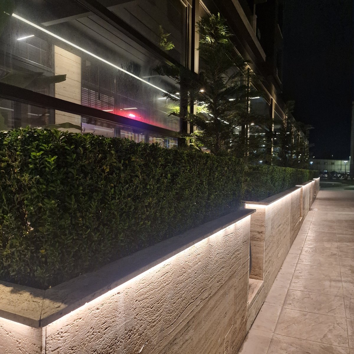 Evening shopping district activity documented in Podgorica, Montenegro