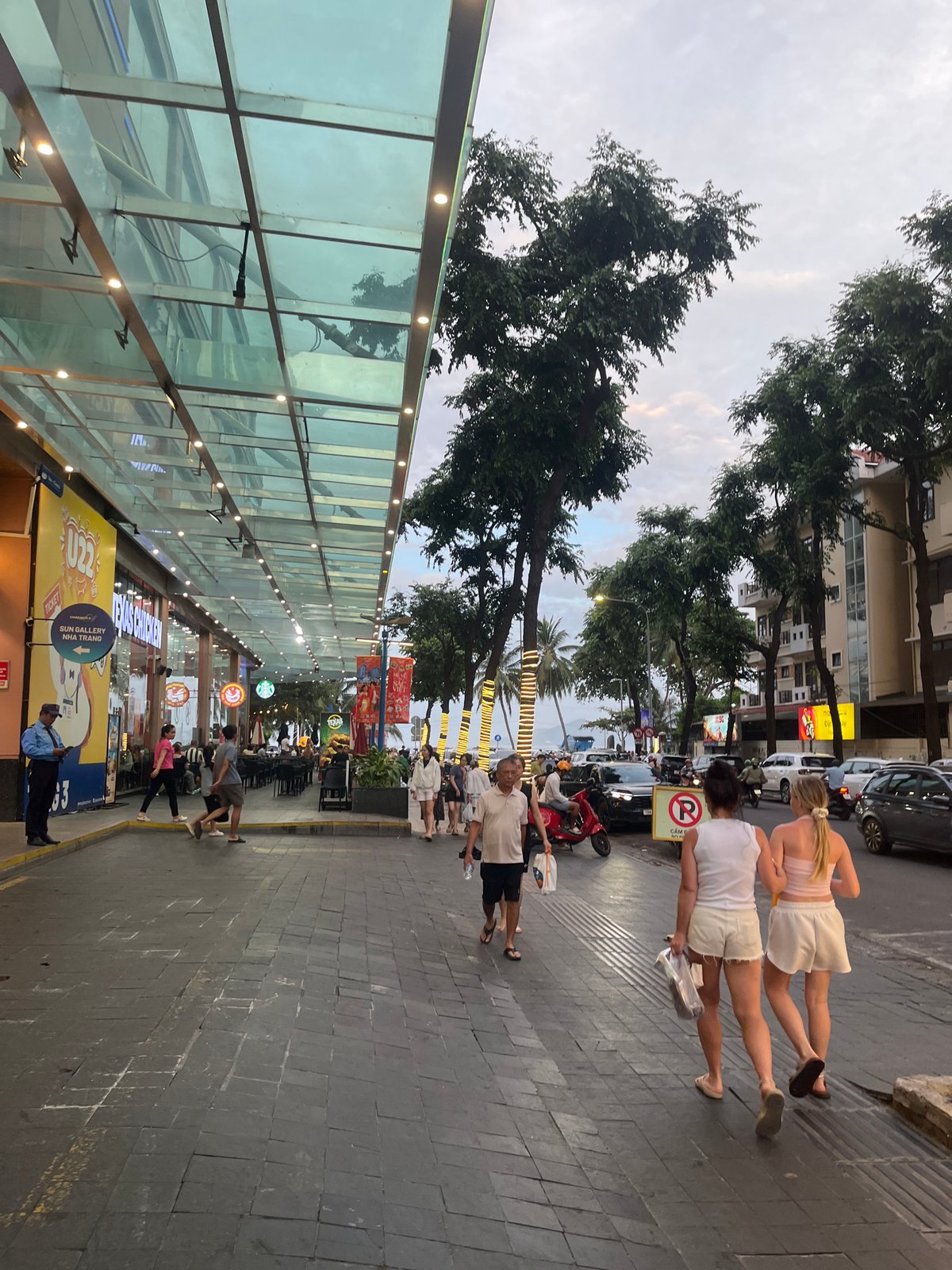 Street scene around Goldcoast Shopping Mall, Nha Trang