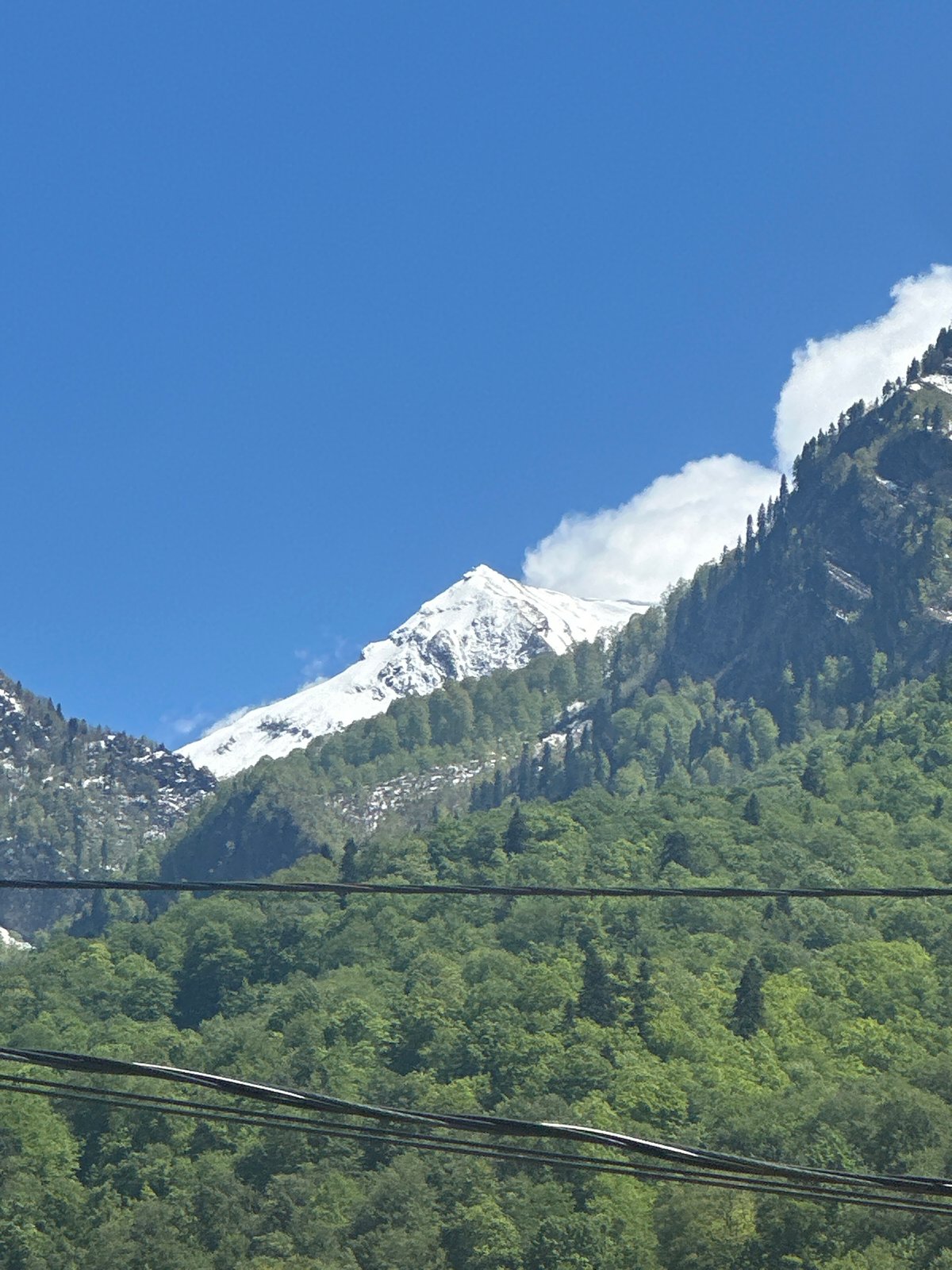Daily life scenes captured in Krasnaya Polyana mountain town