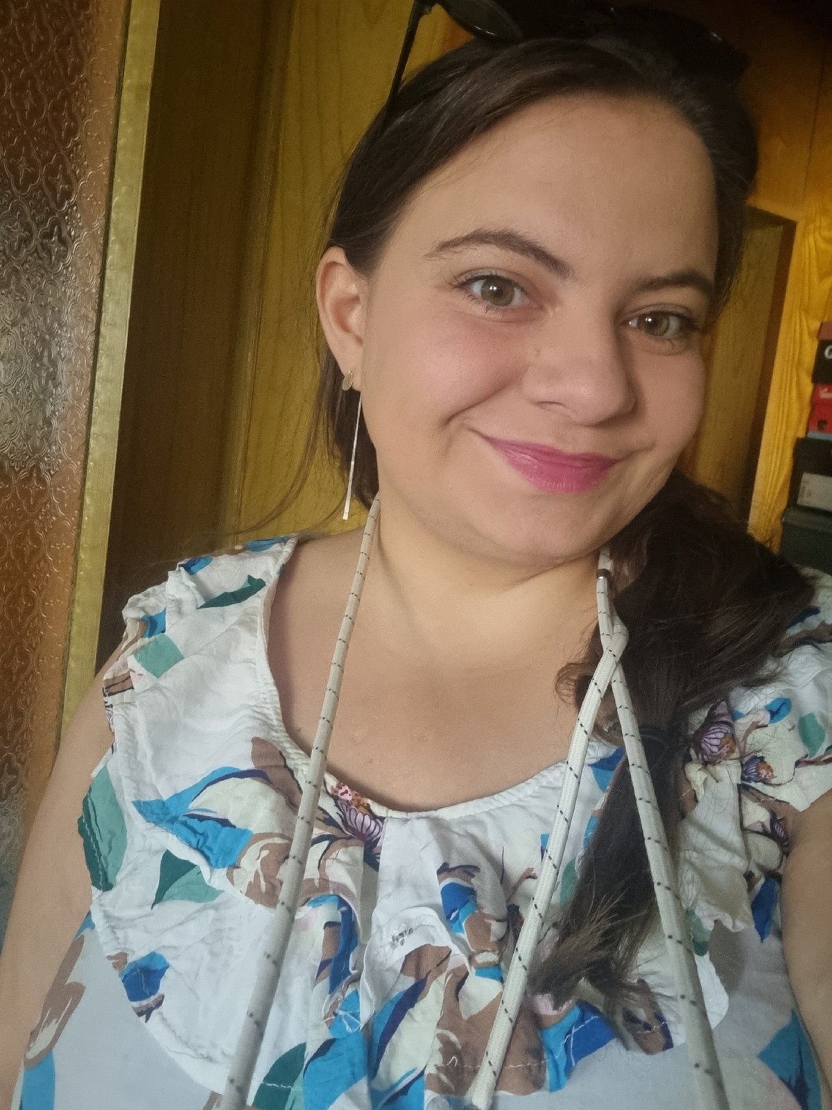 Quick selfie session in a parked car, Gorna Oryahovitsa
