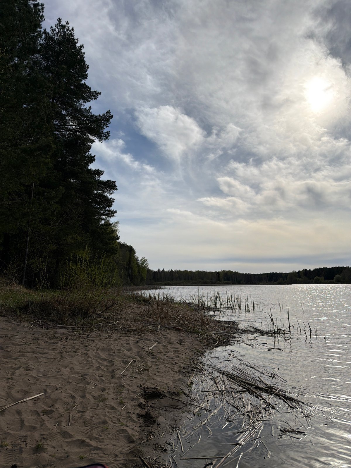 Afternoon fishing session on Kama River in Chaikovsky