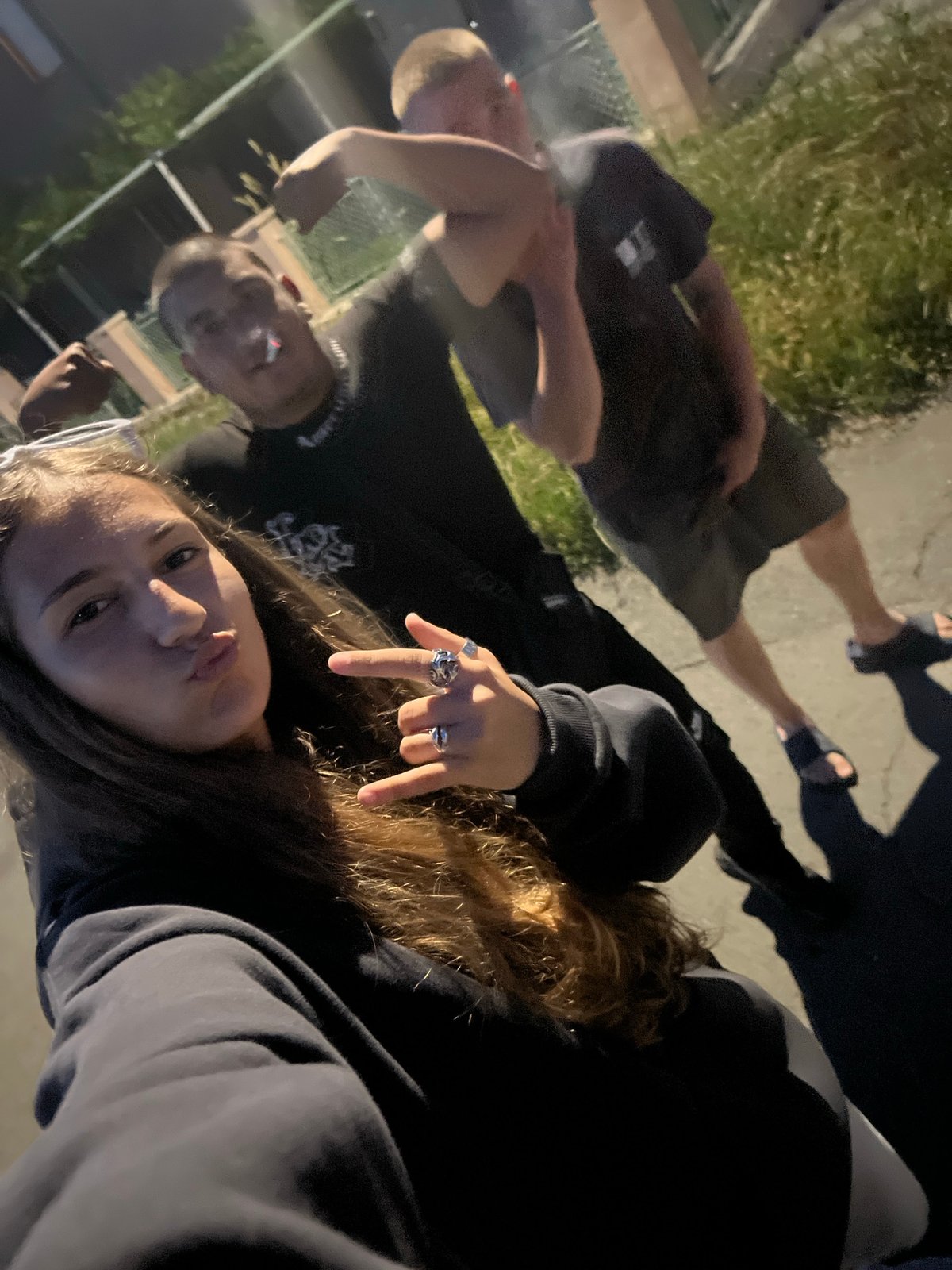 Young people document evening hangout in Debelt, Bulgaria