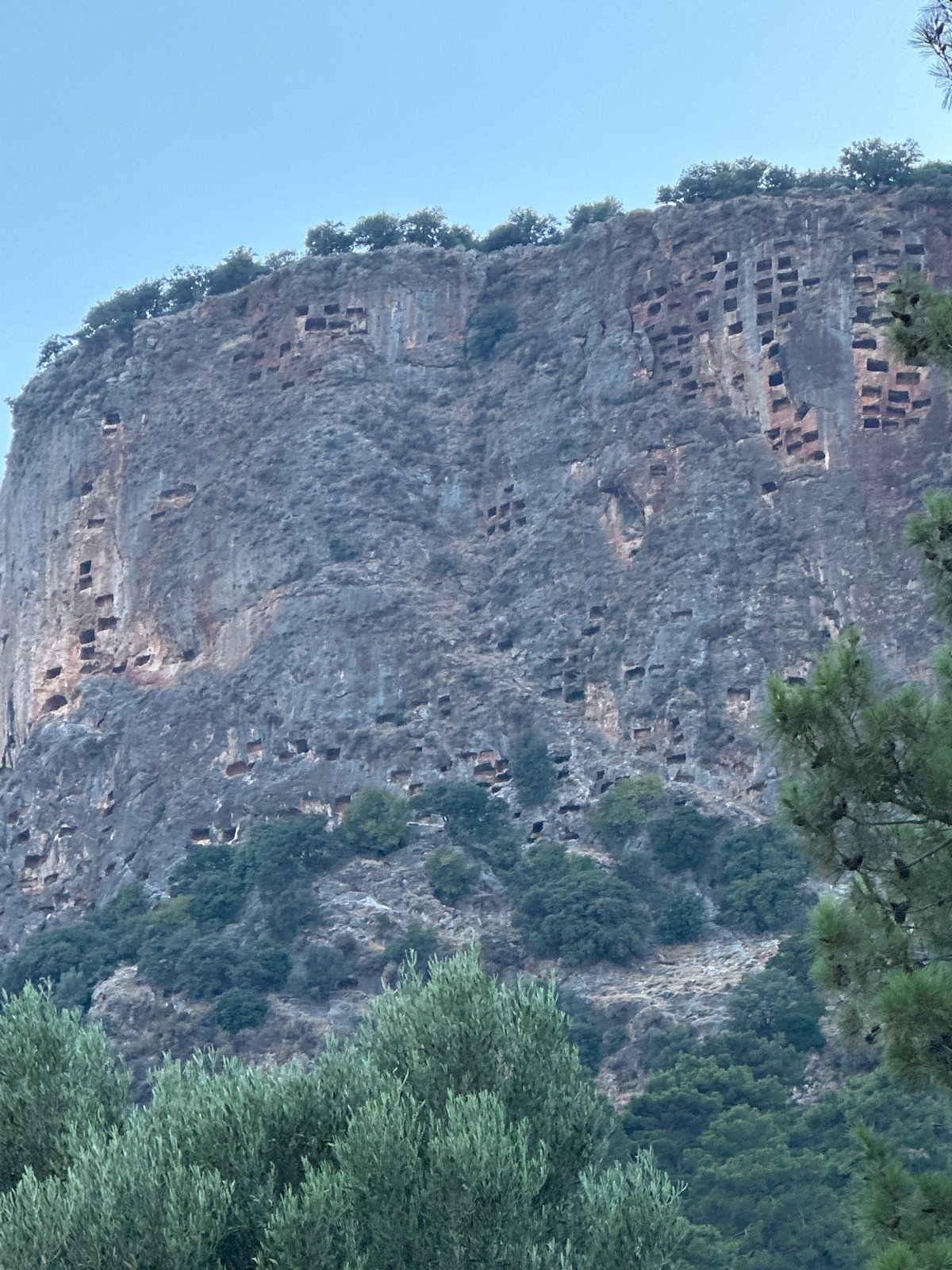 Exploring Lycian ruins and rock tombs at Tlos, Turkey