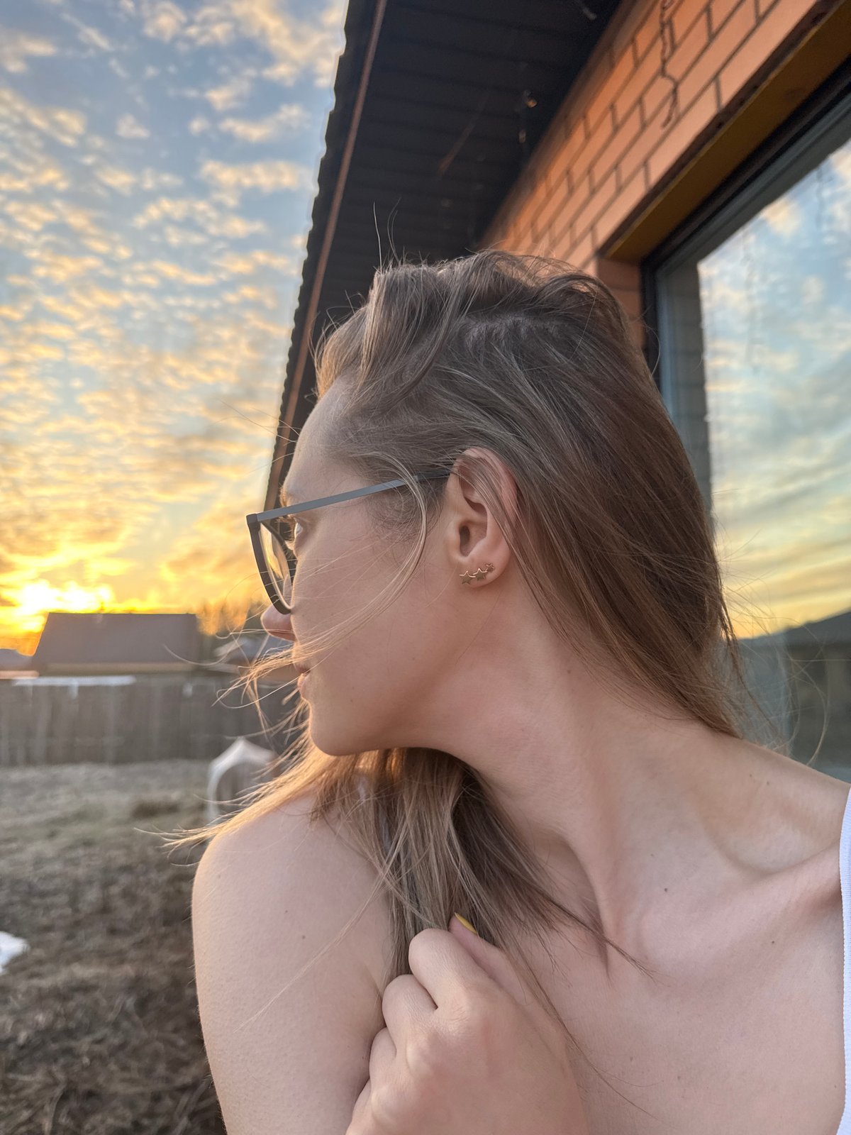 Sunset and casual moments captured in Chaikovsky, Russia
