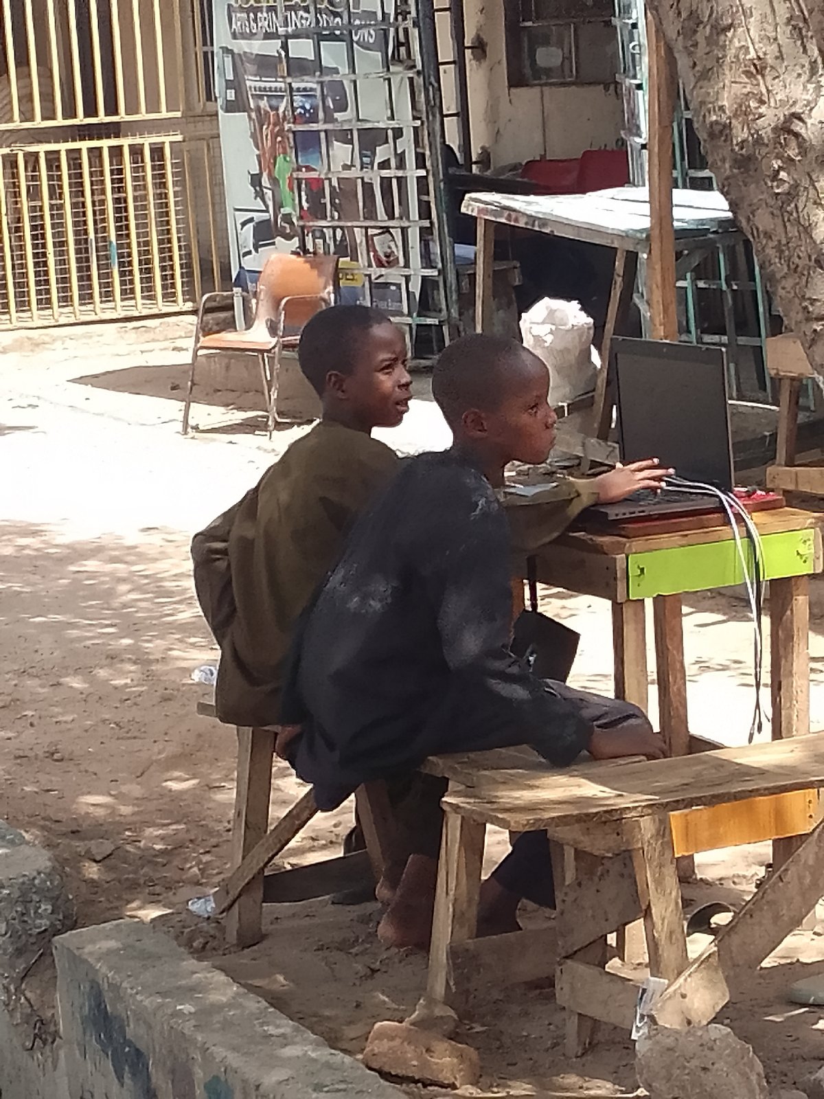 Daily life documented in Pantame, Nigeria during midday hours