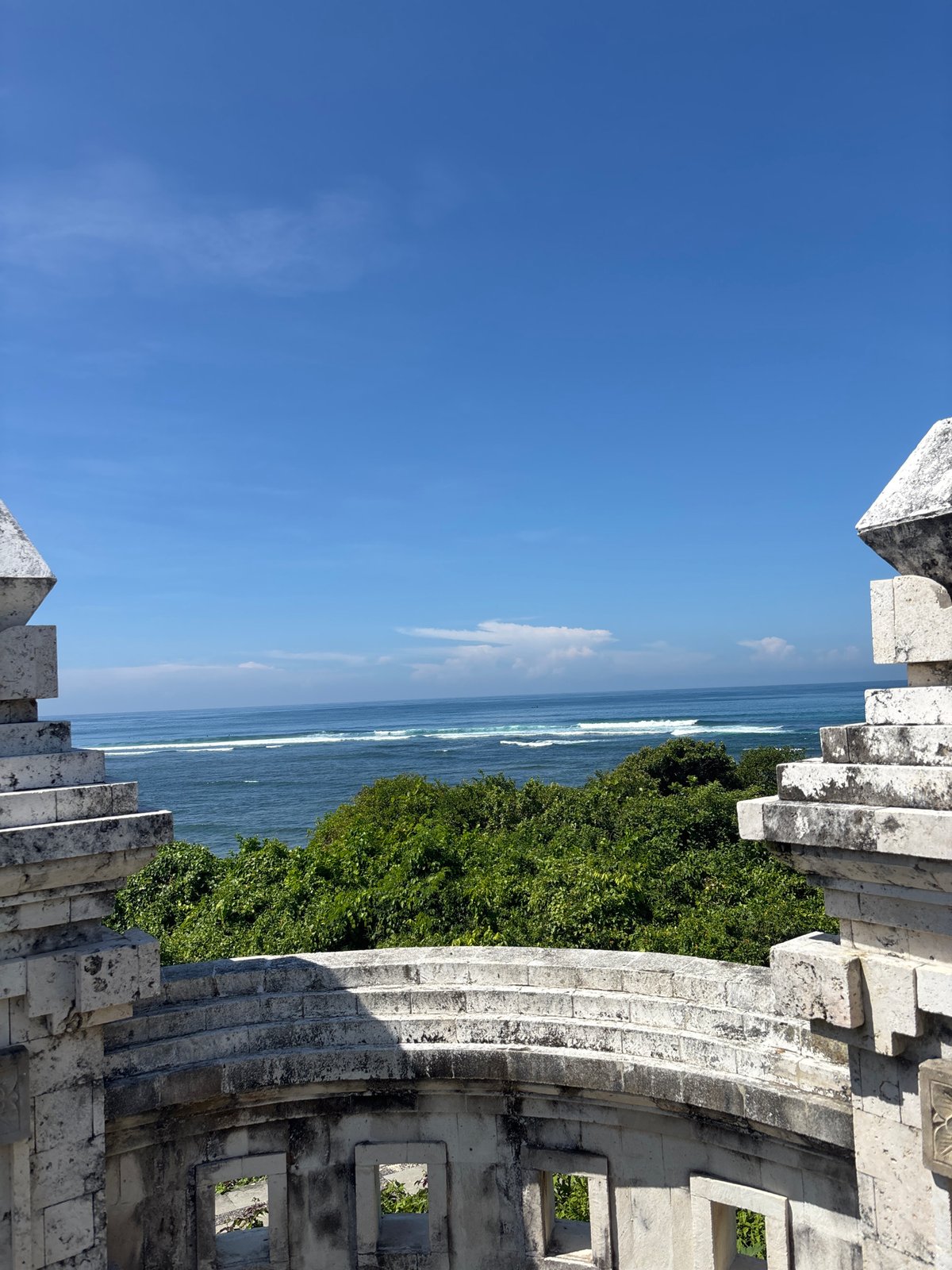 Traditional Balinese architecture documented at Uluwatu temple, Kuta Selatan