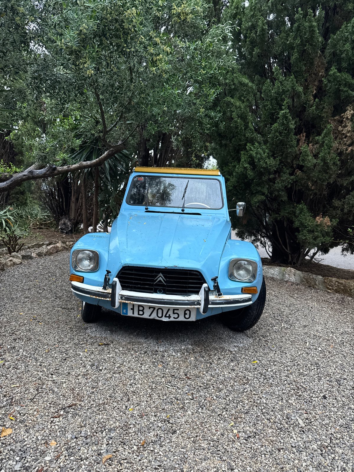 Vintage Citroën spotted multiple times in Pollença, Spain